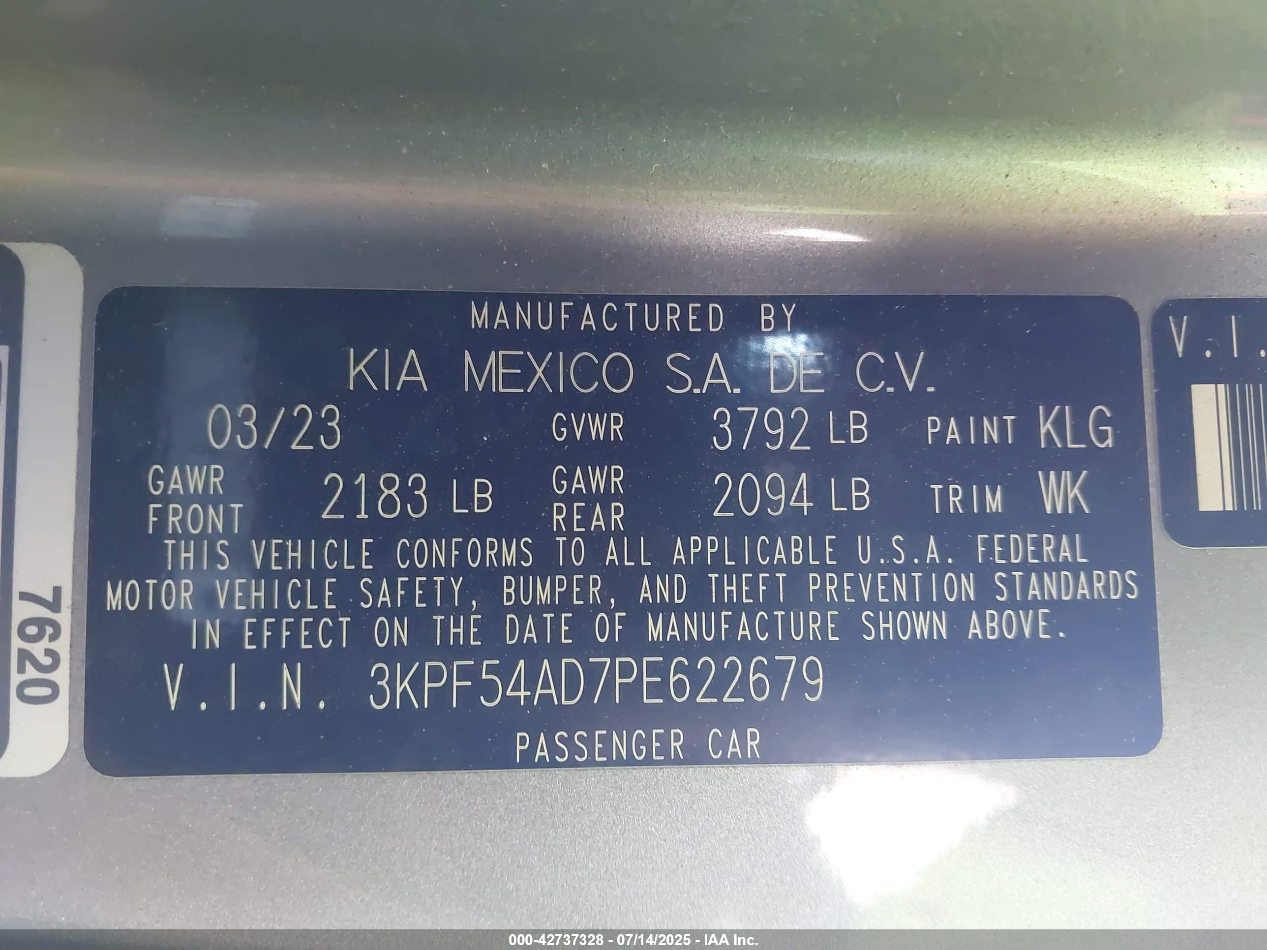 KIA FORTE image 9