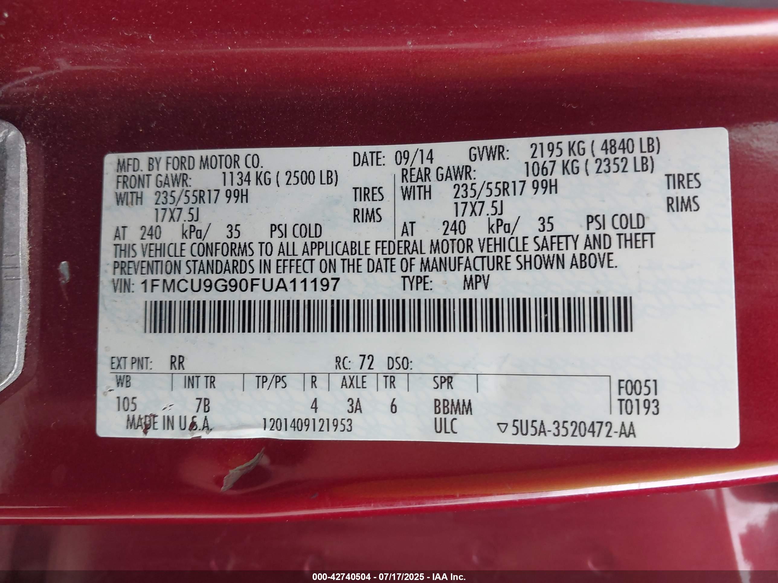FORD ESCAPE image 9
