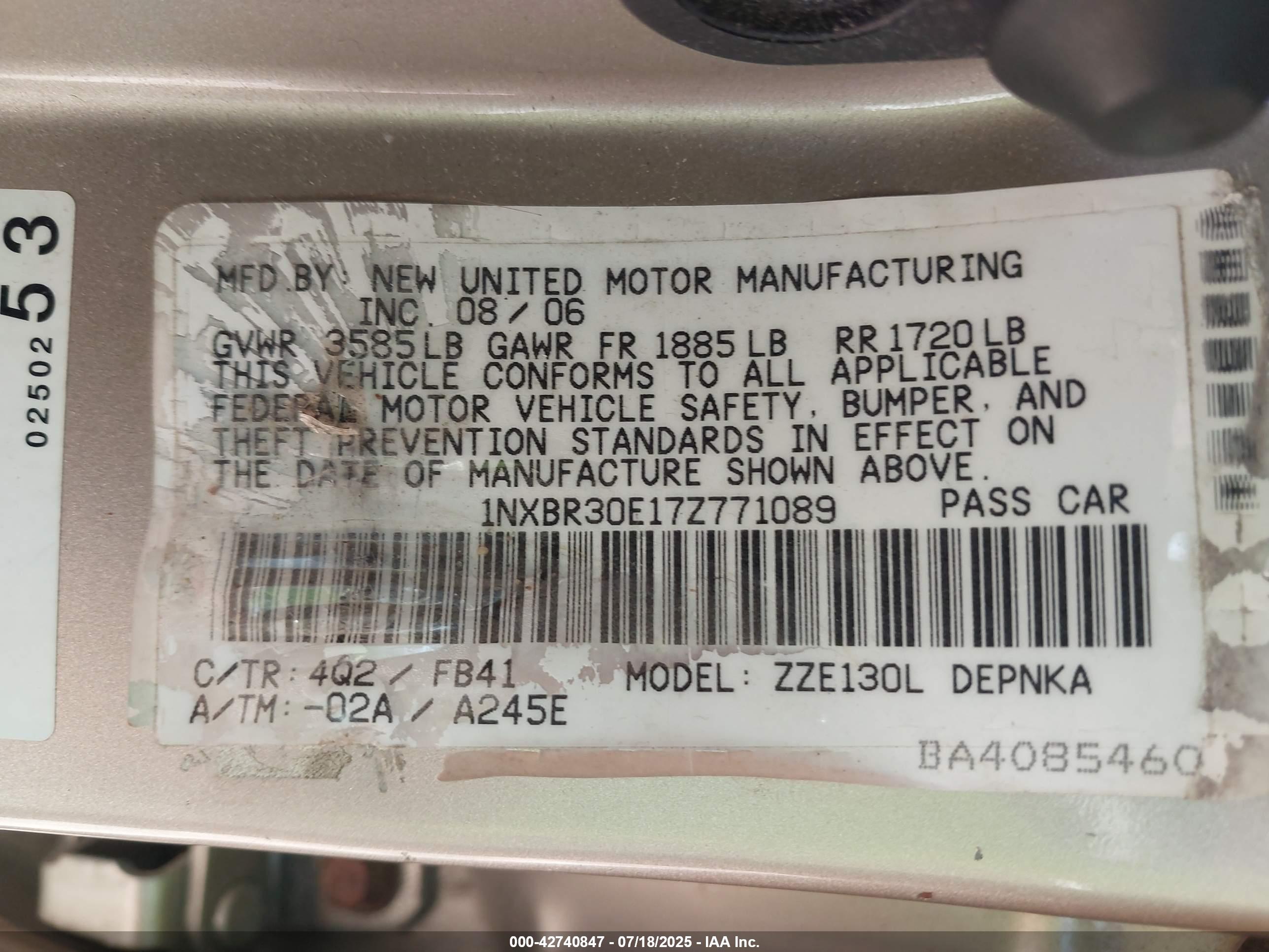 TOYOTA COROLLA image 9