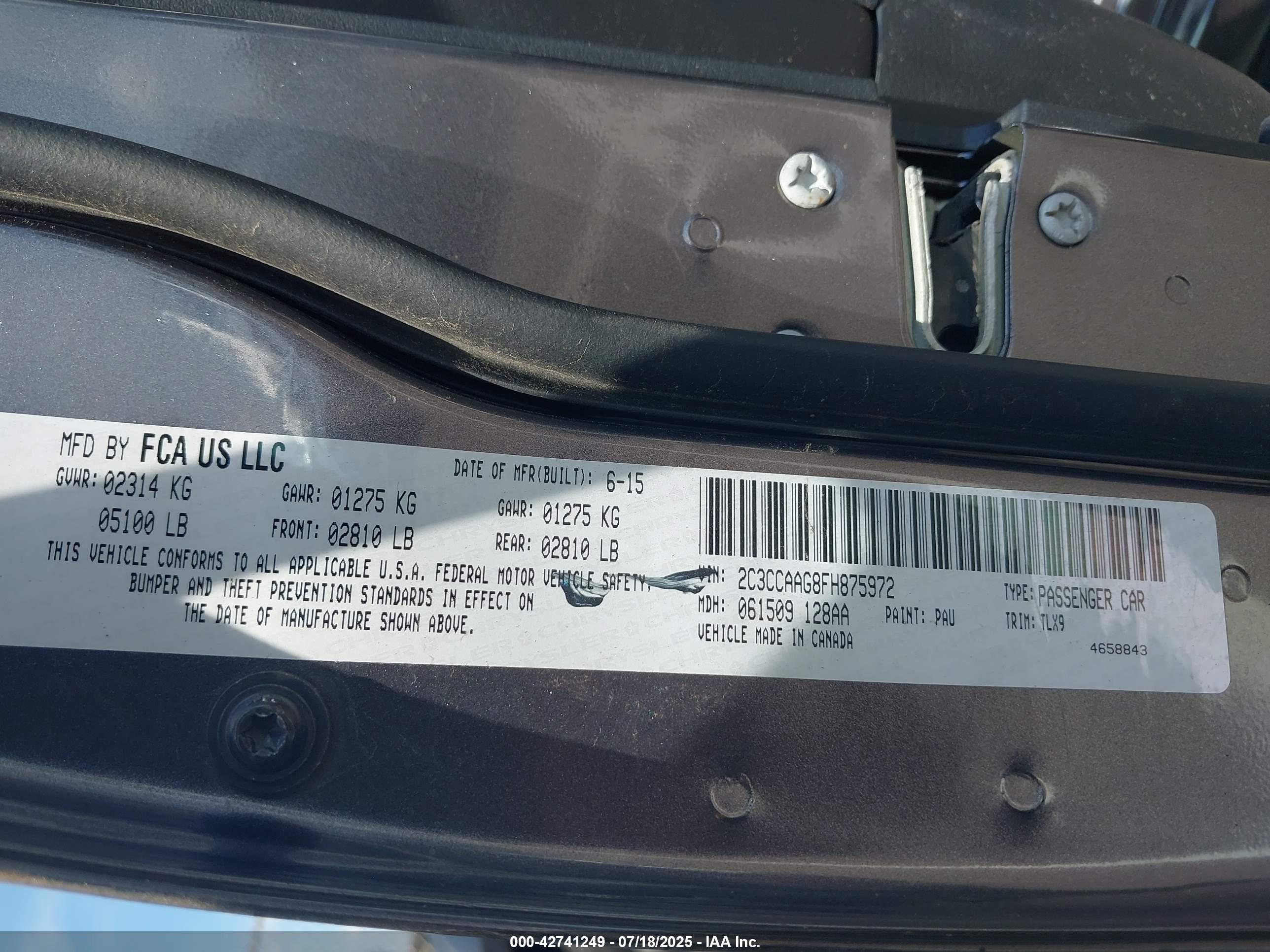 CHRYSLER 300 image 9
