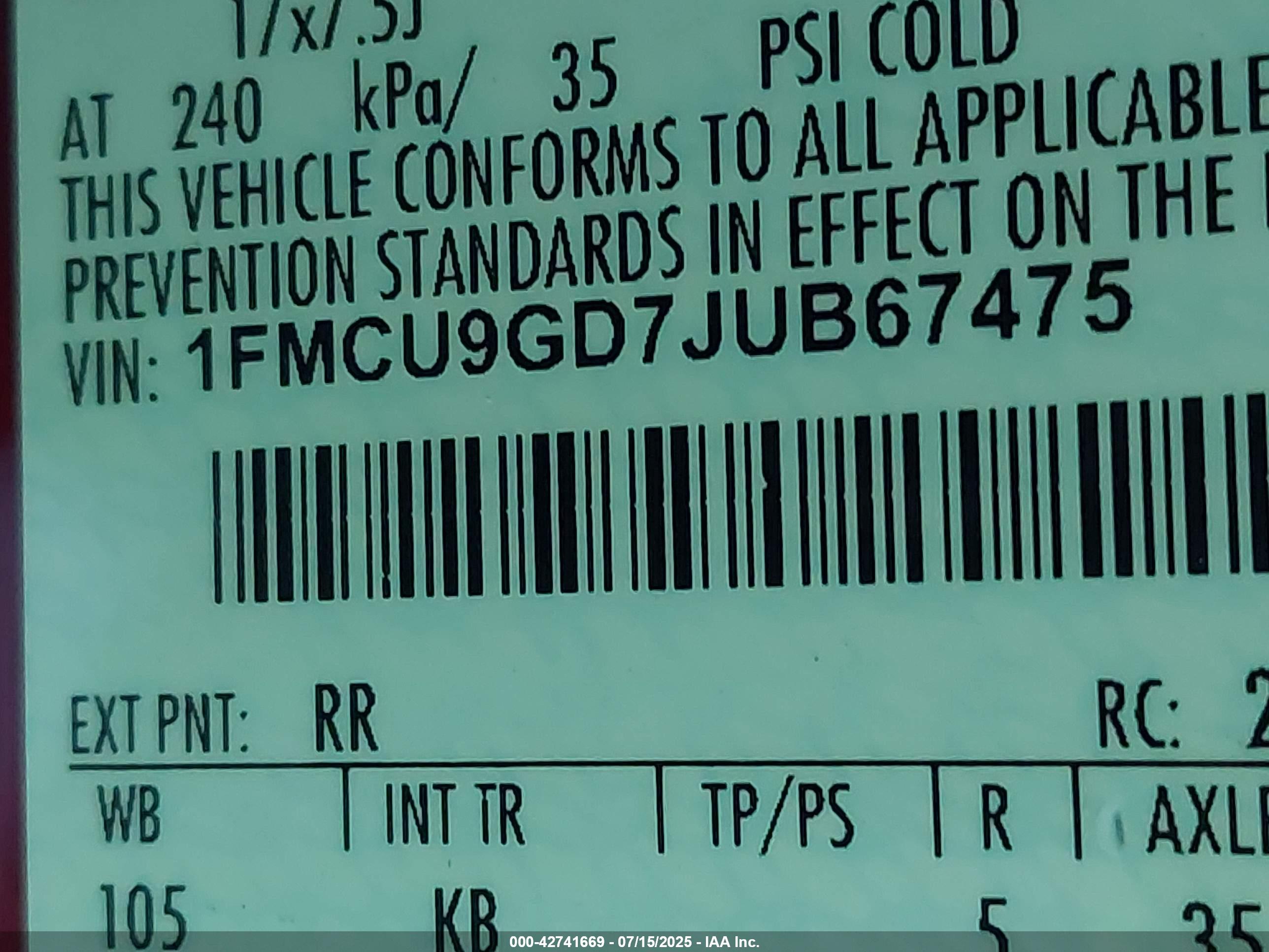 FORD ESCAPE image 9