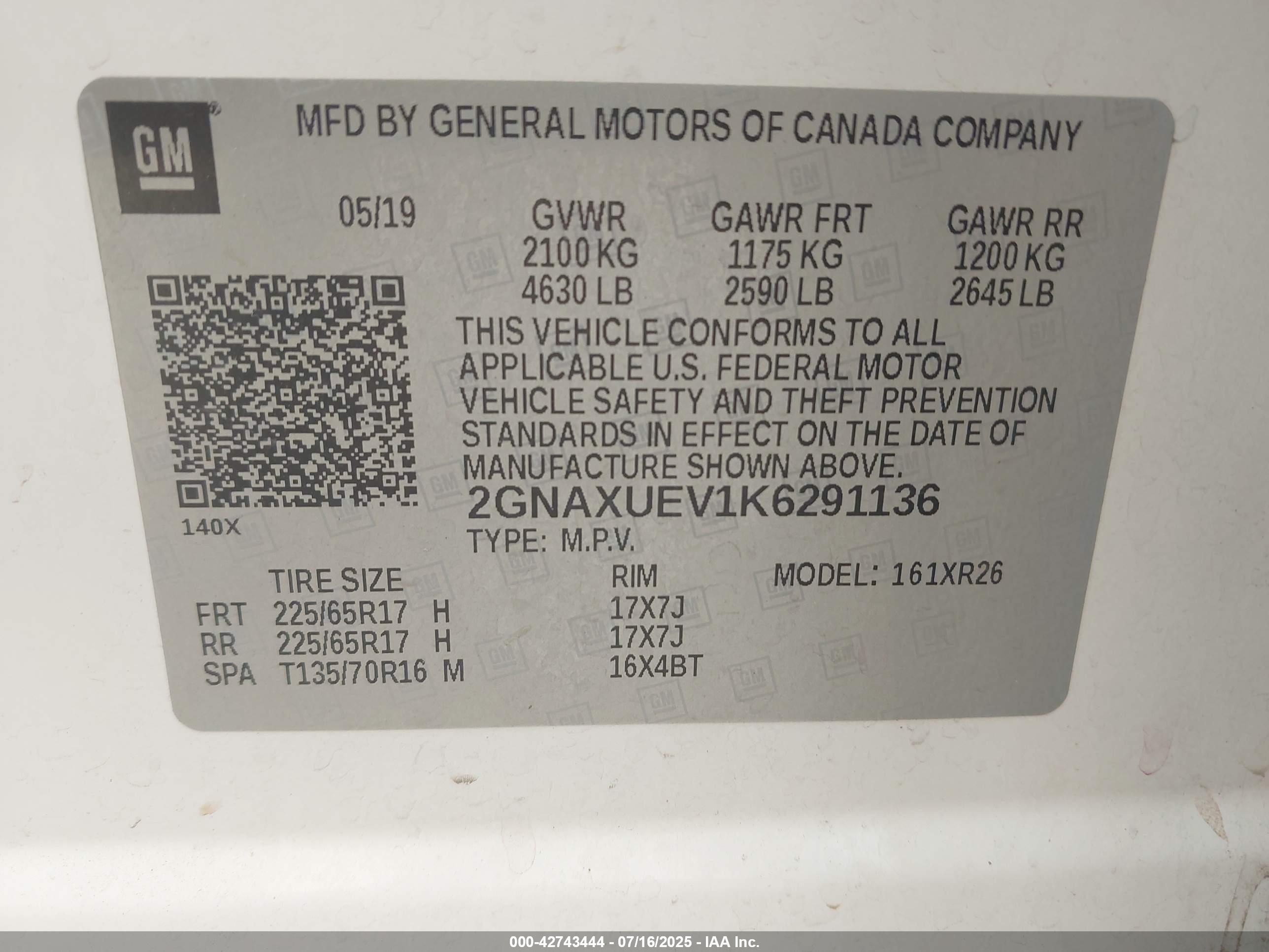 CHEVROLET EQUINOX image 9