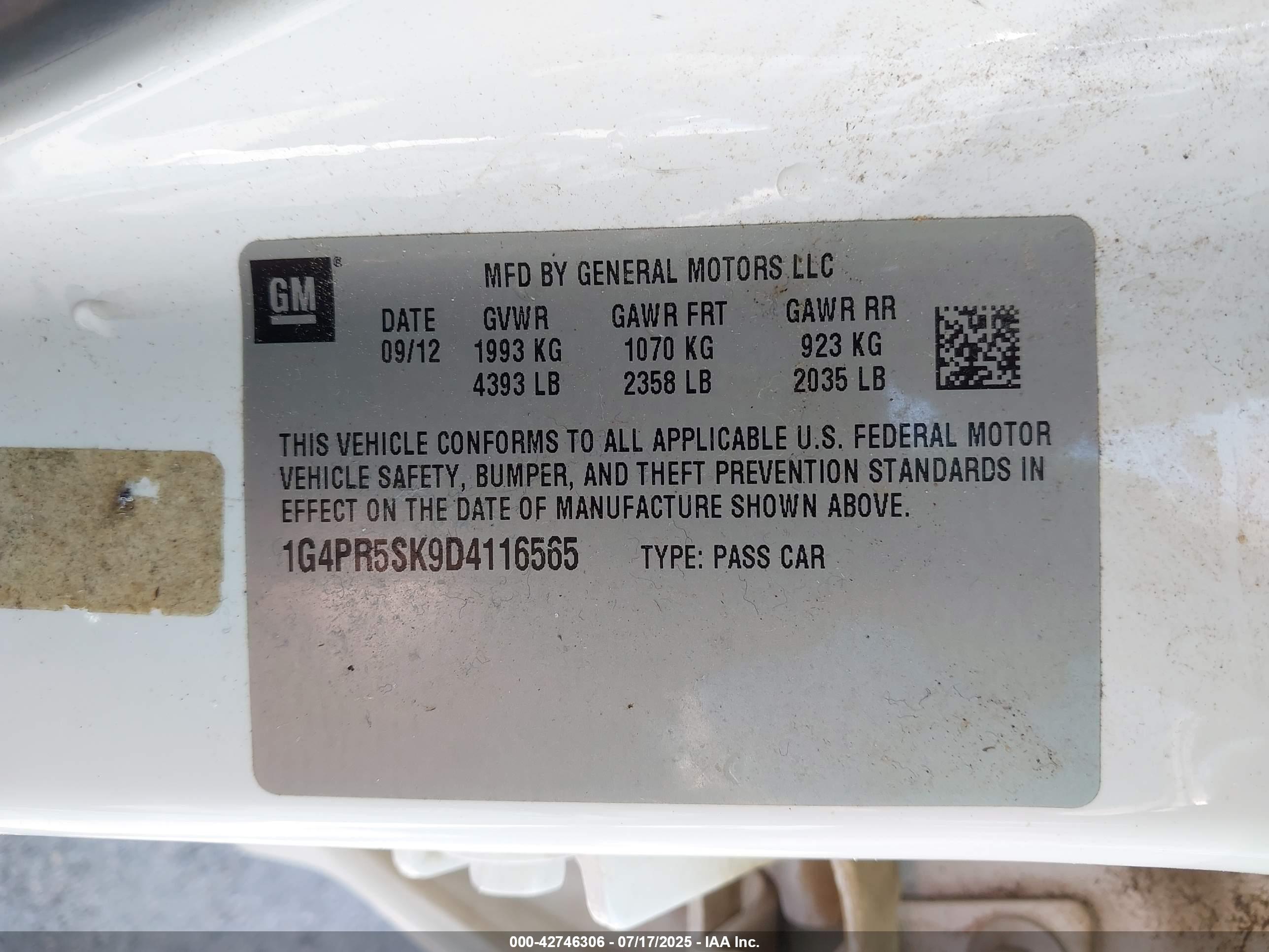 BUICK VERANO image 9