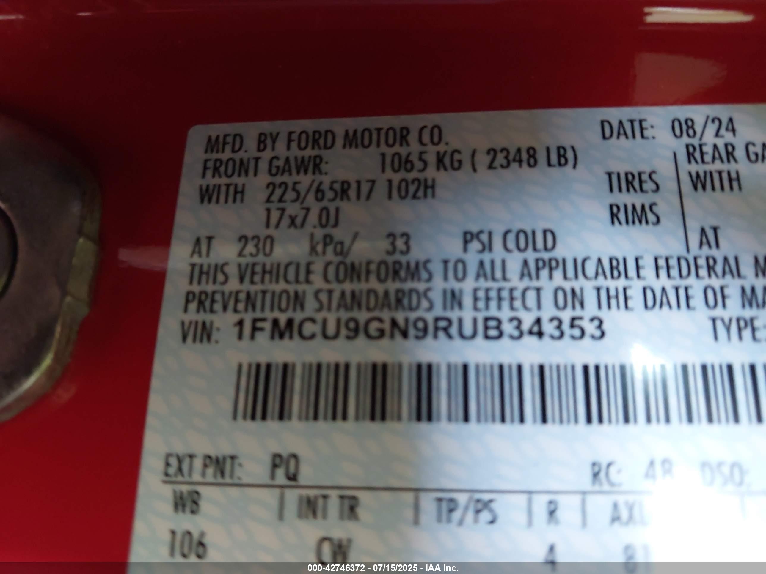 FORD ESCAPE image 9