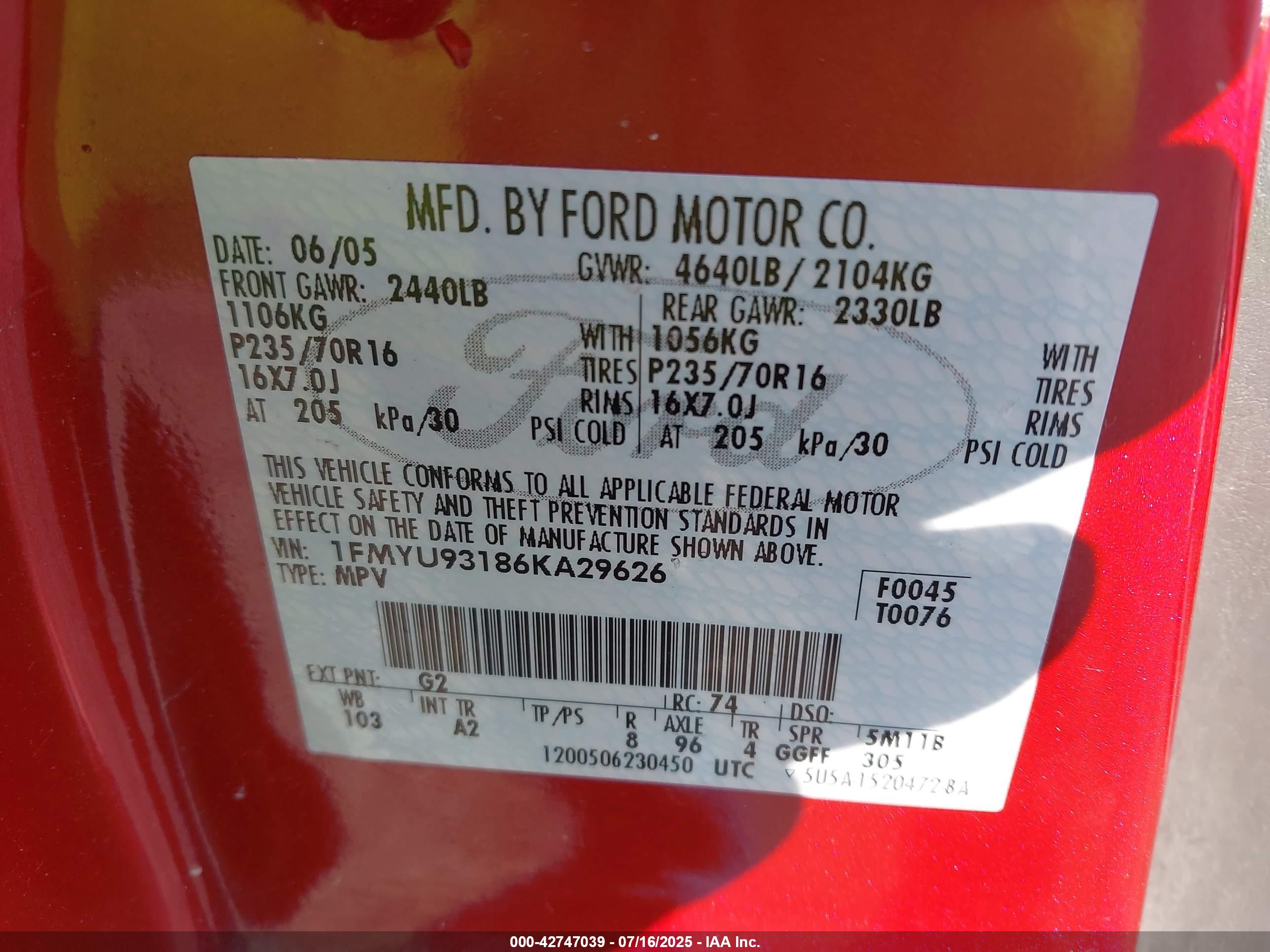 FORD ESCAPE image 9