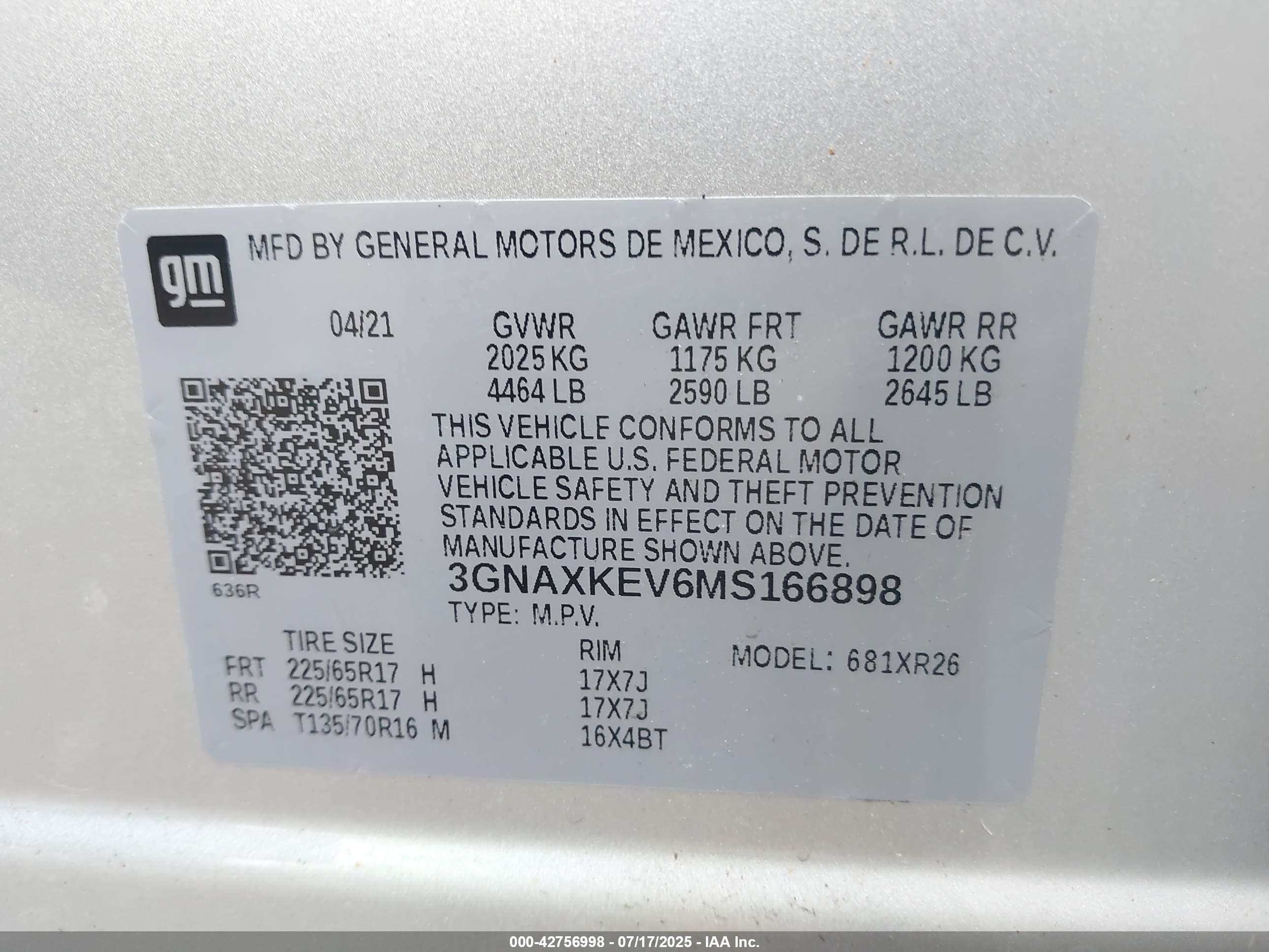 CHEVROLET EQUINOX image 9