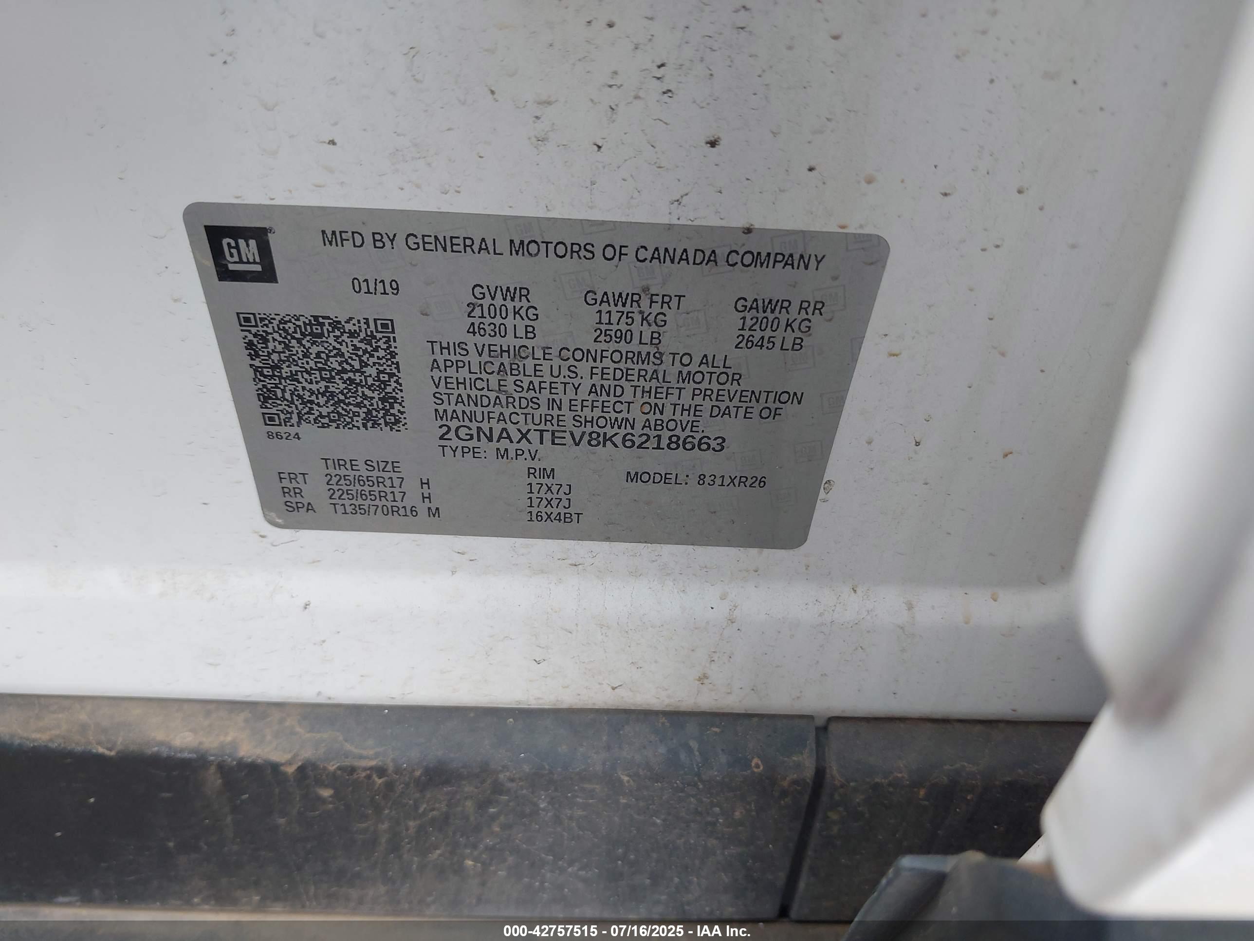 CHEVROLET EQUINOX image 9