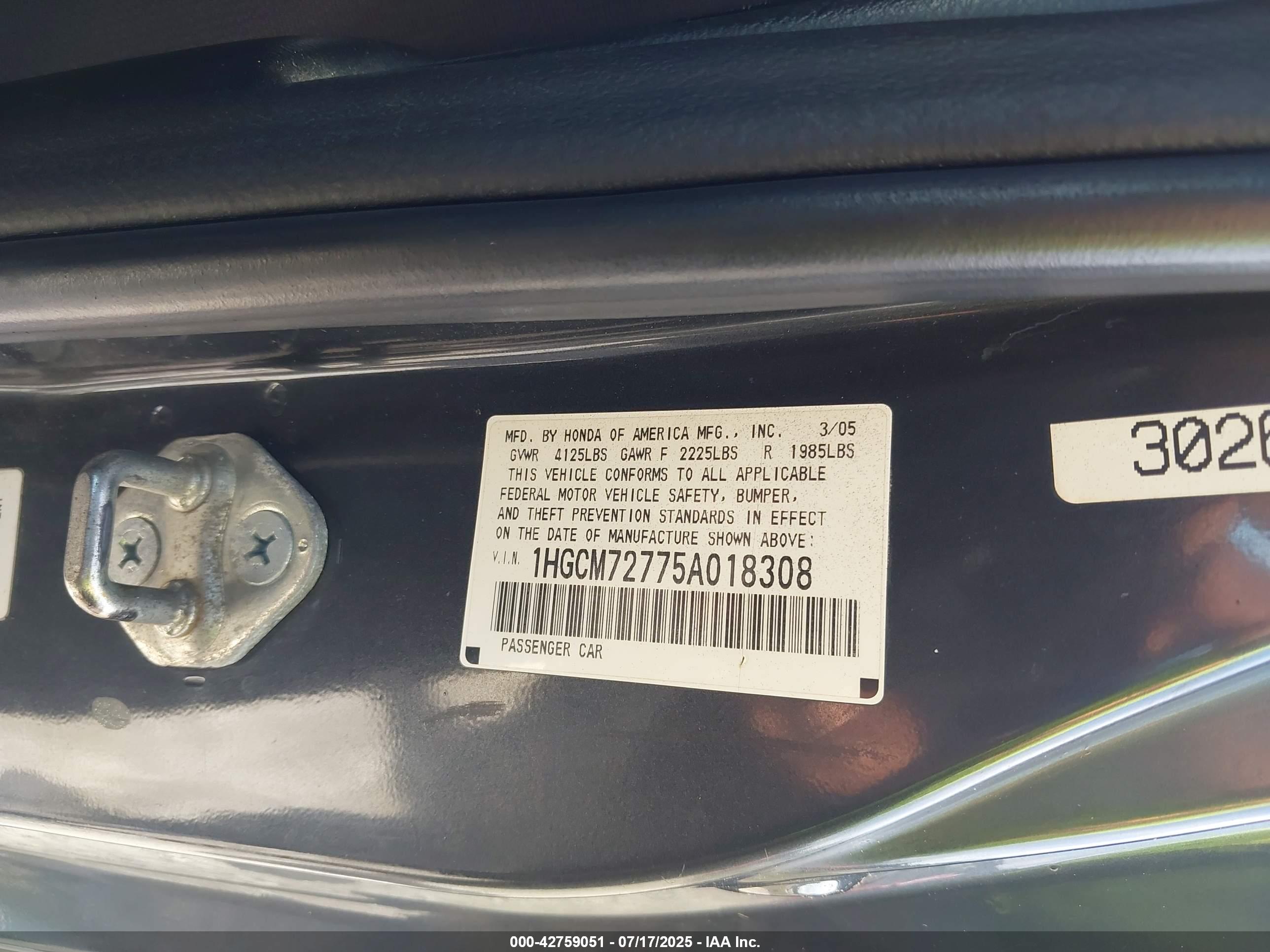 HONDA ACCORD image 9