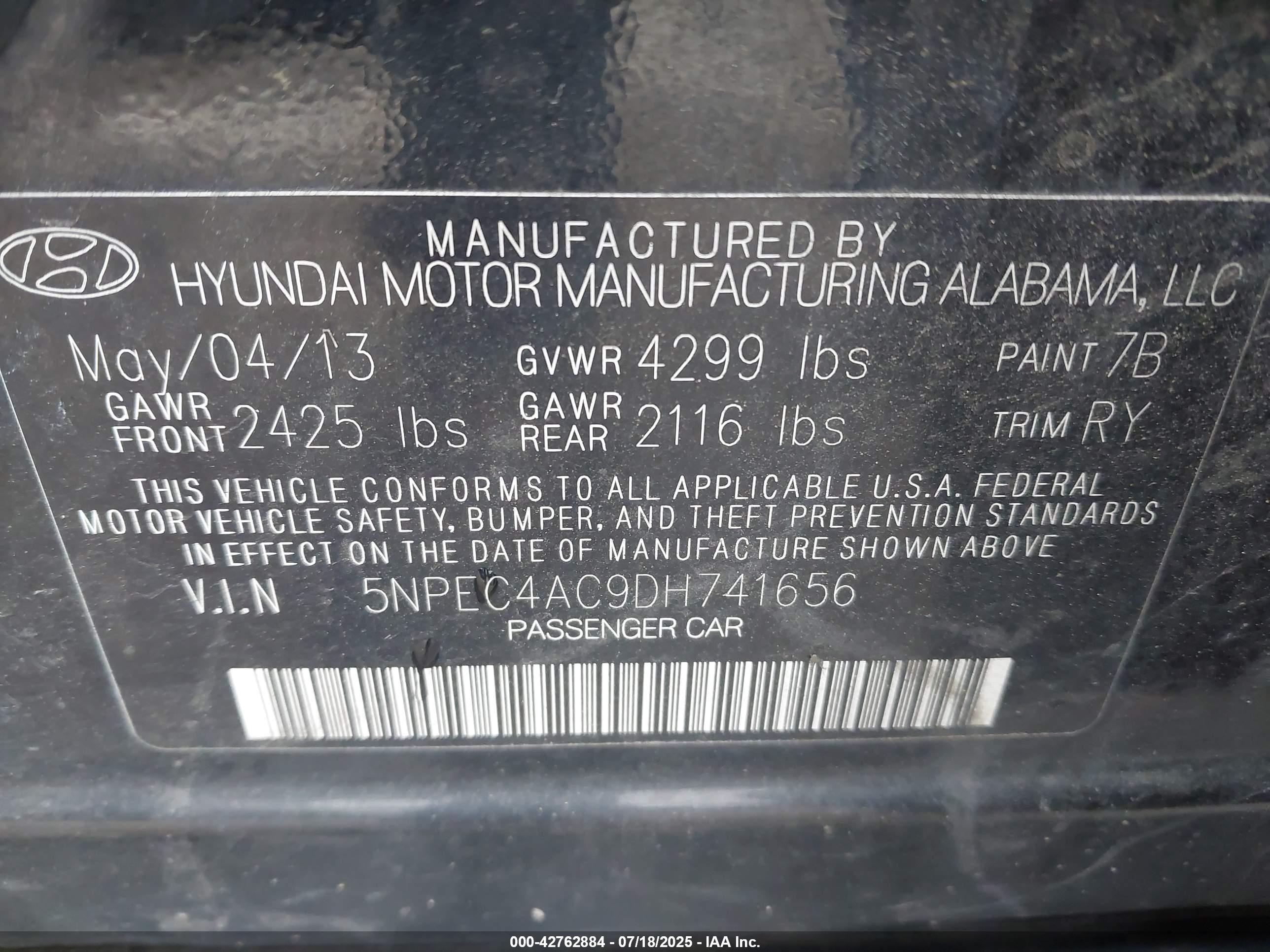 HYUNDAI SONATA image 9