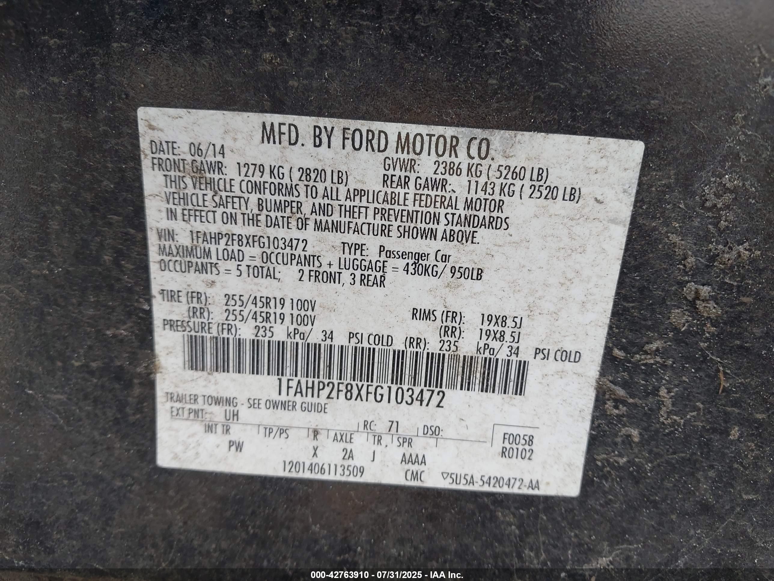 FORD TAURUS image 9