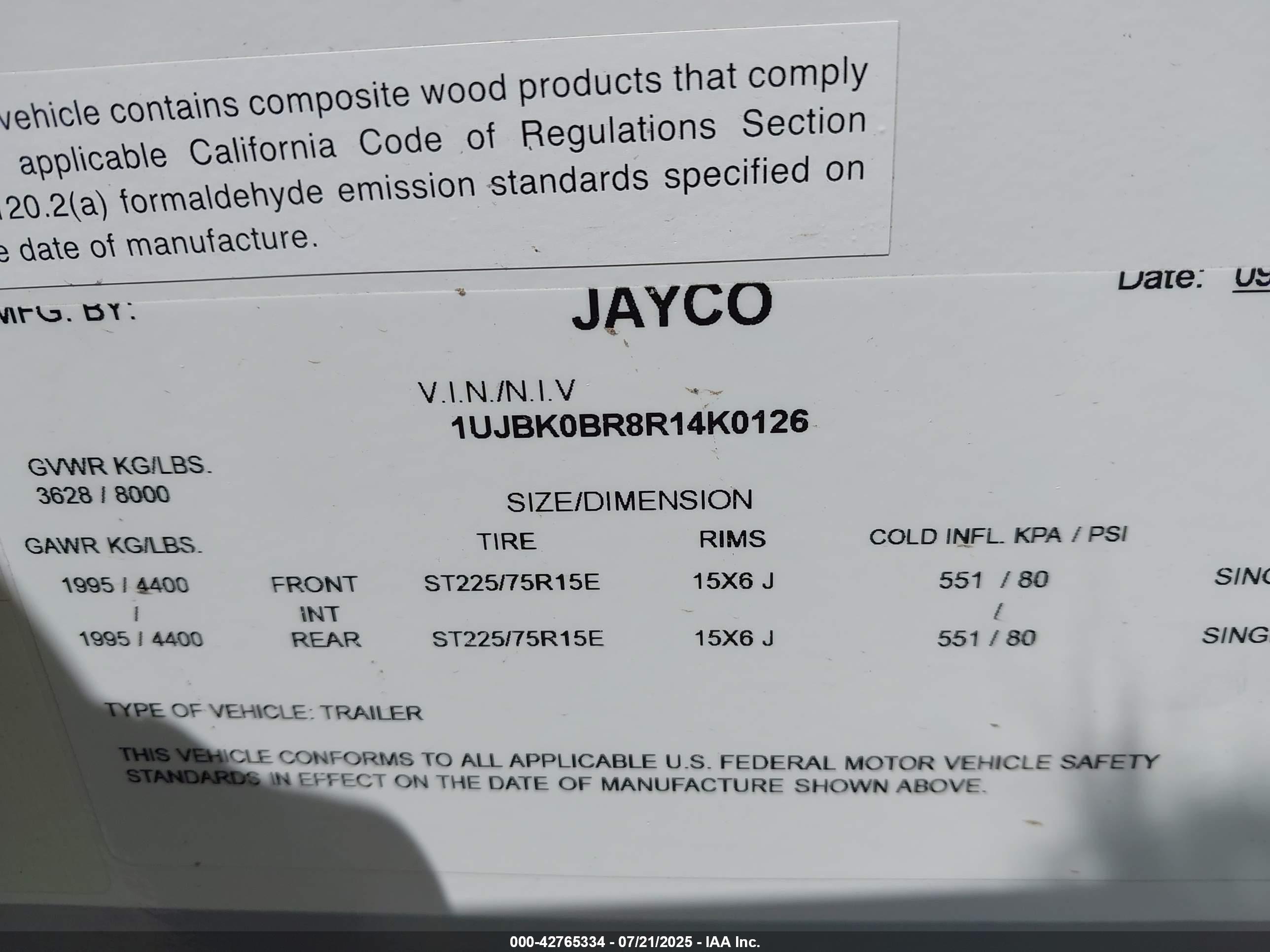 JAYCO WHITE image 9