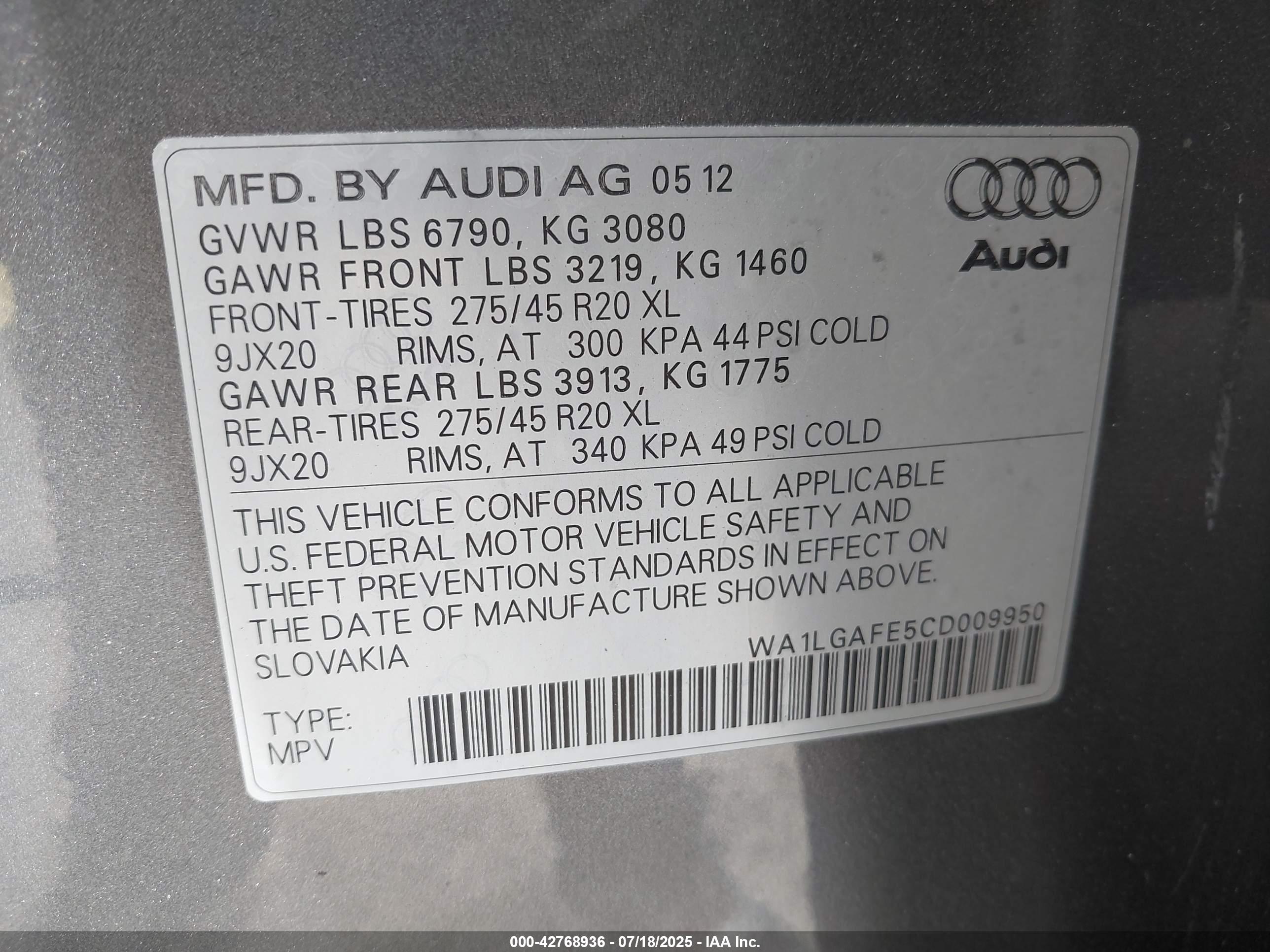 AUDI Q7 image 9