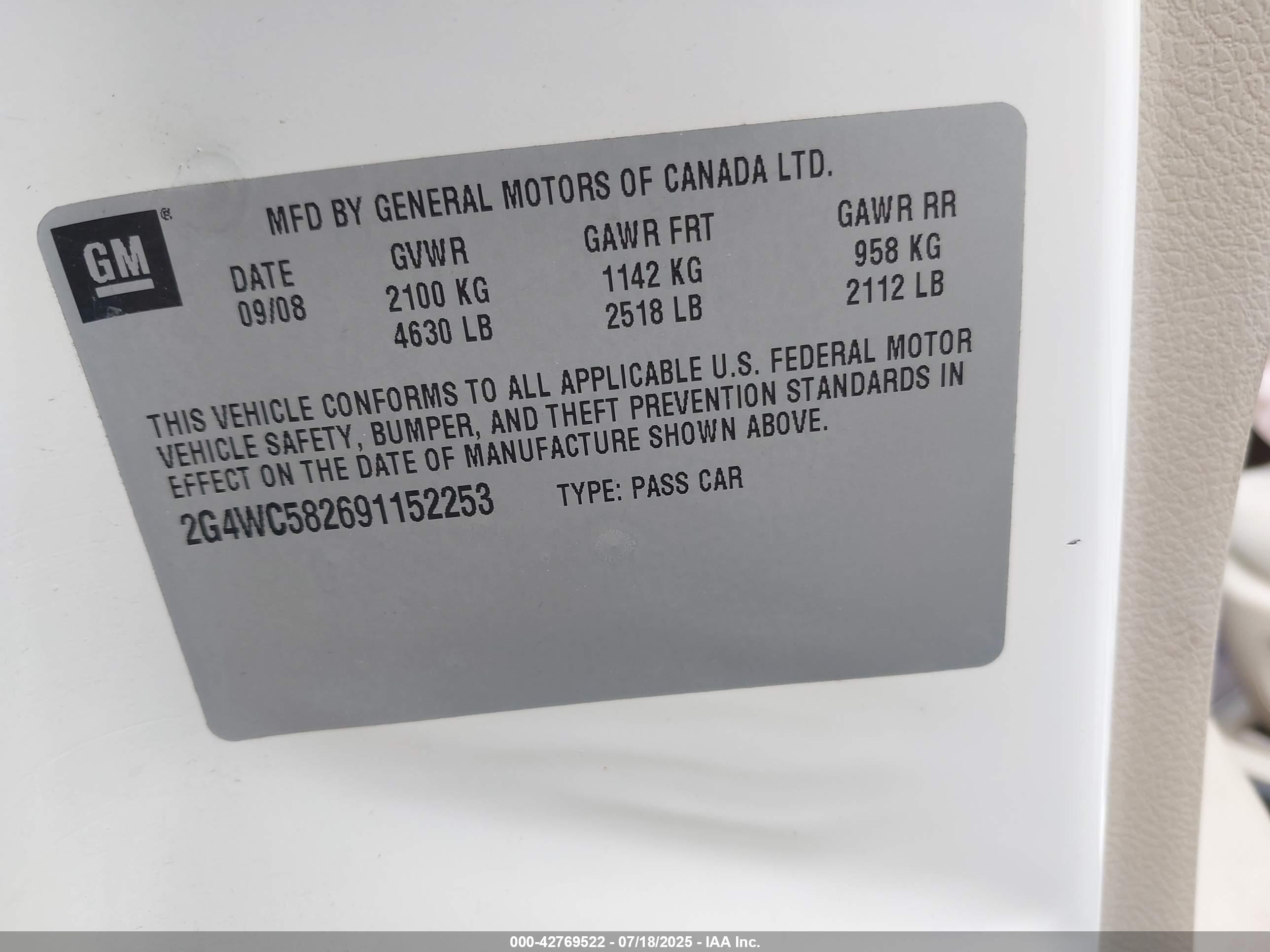 BUICK LACROSSE image 9