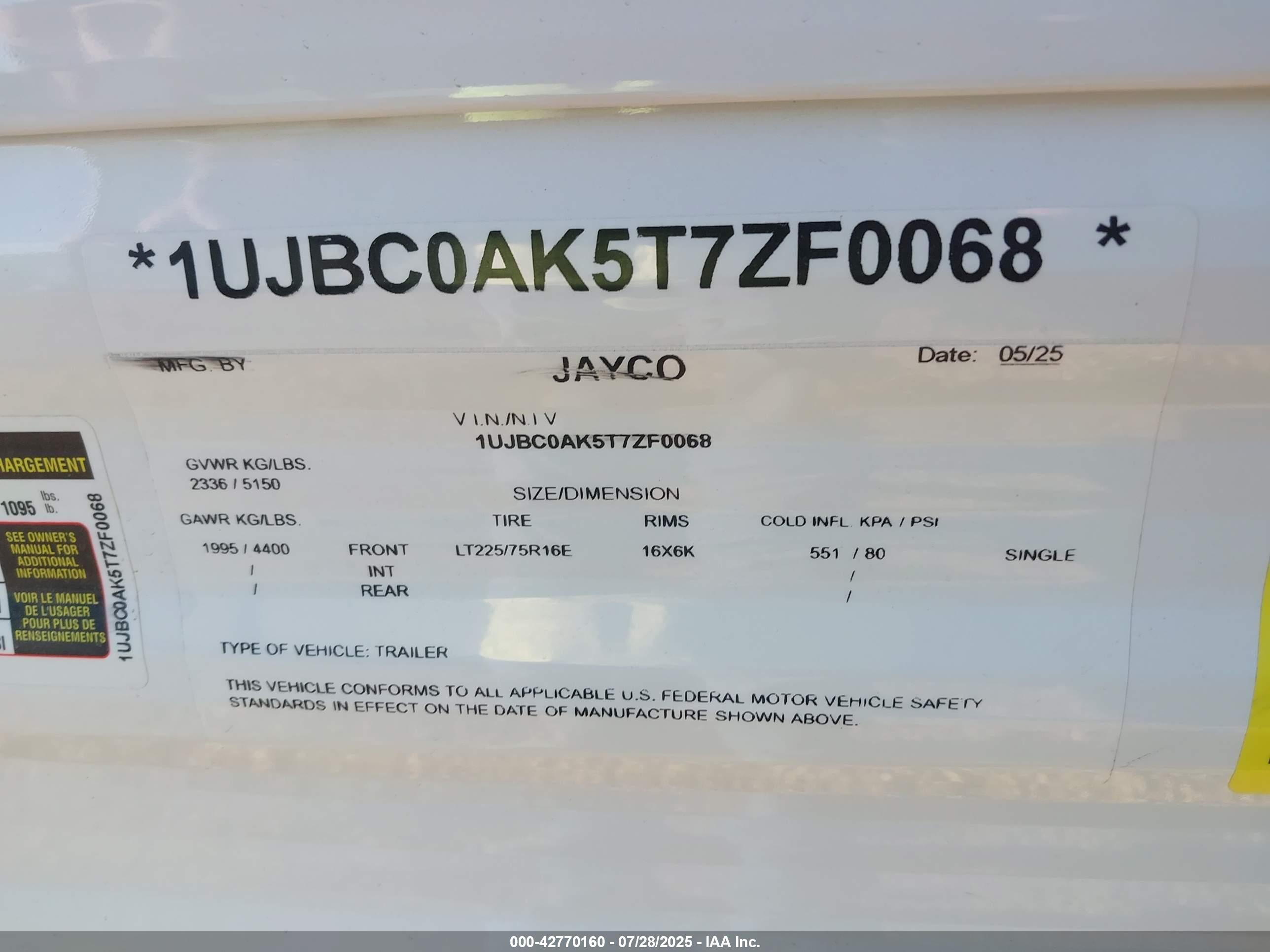 JAYCO 197MBW image 9