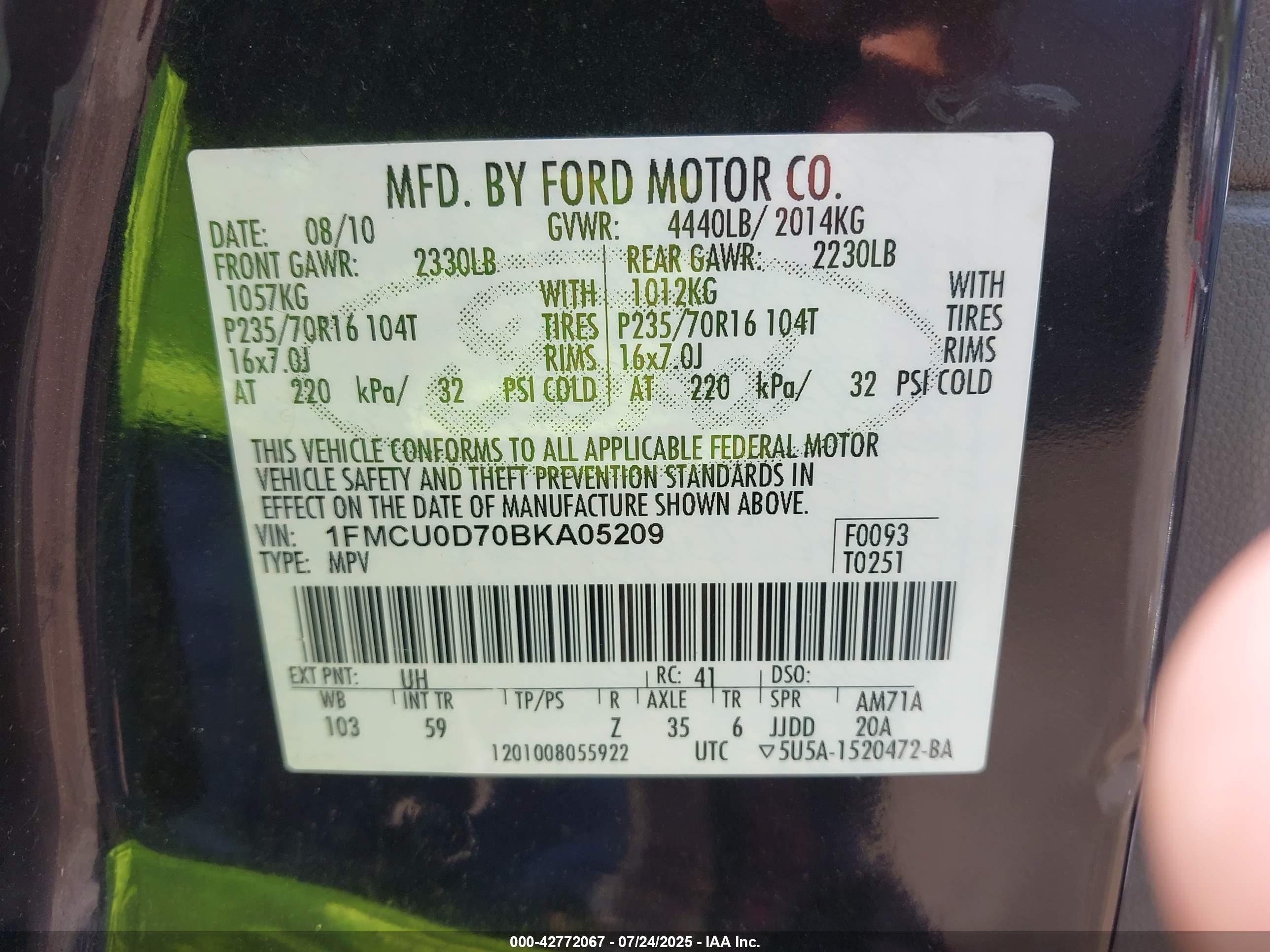 FORD ESCAPE image 9