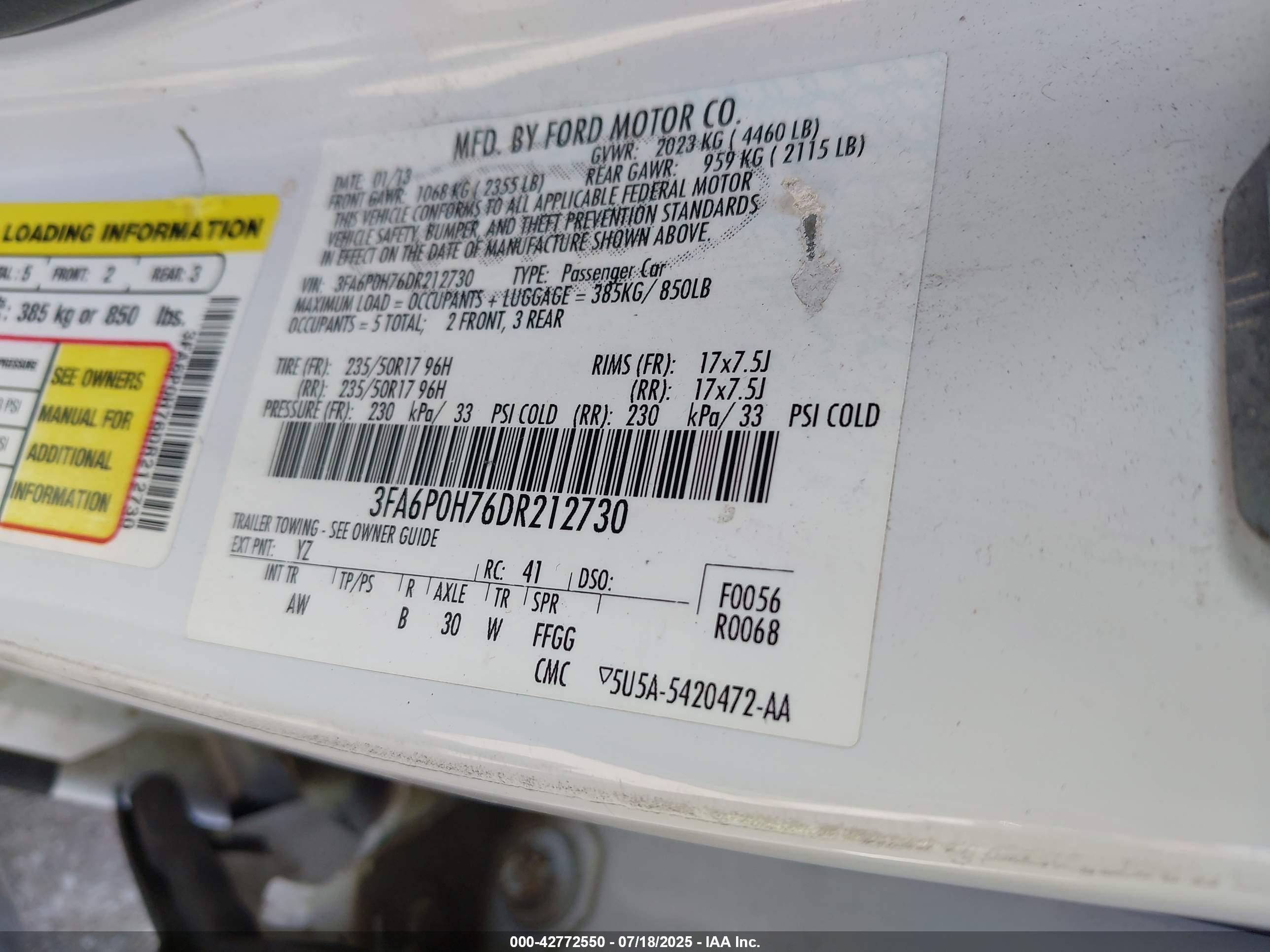 FORD FUSION image 9