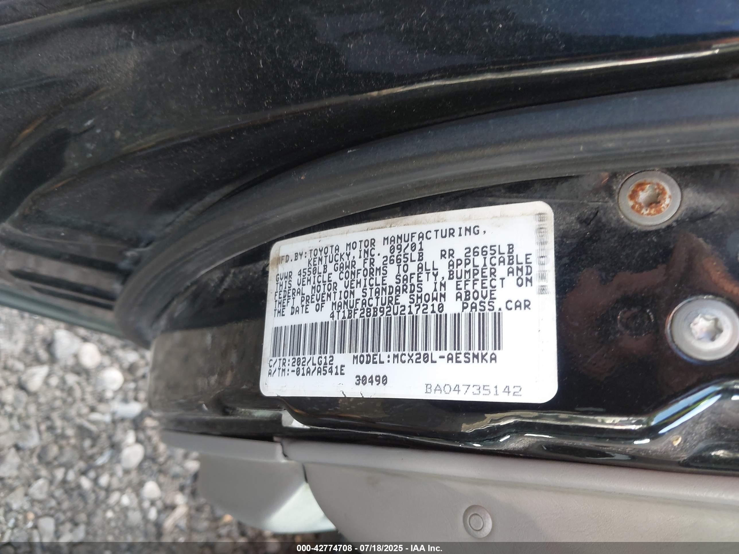 TOYOTA AVALON image 9