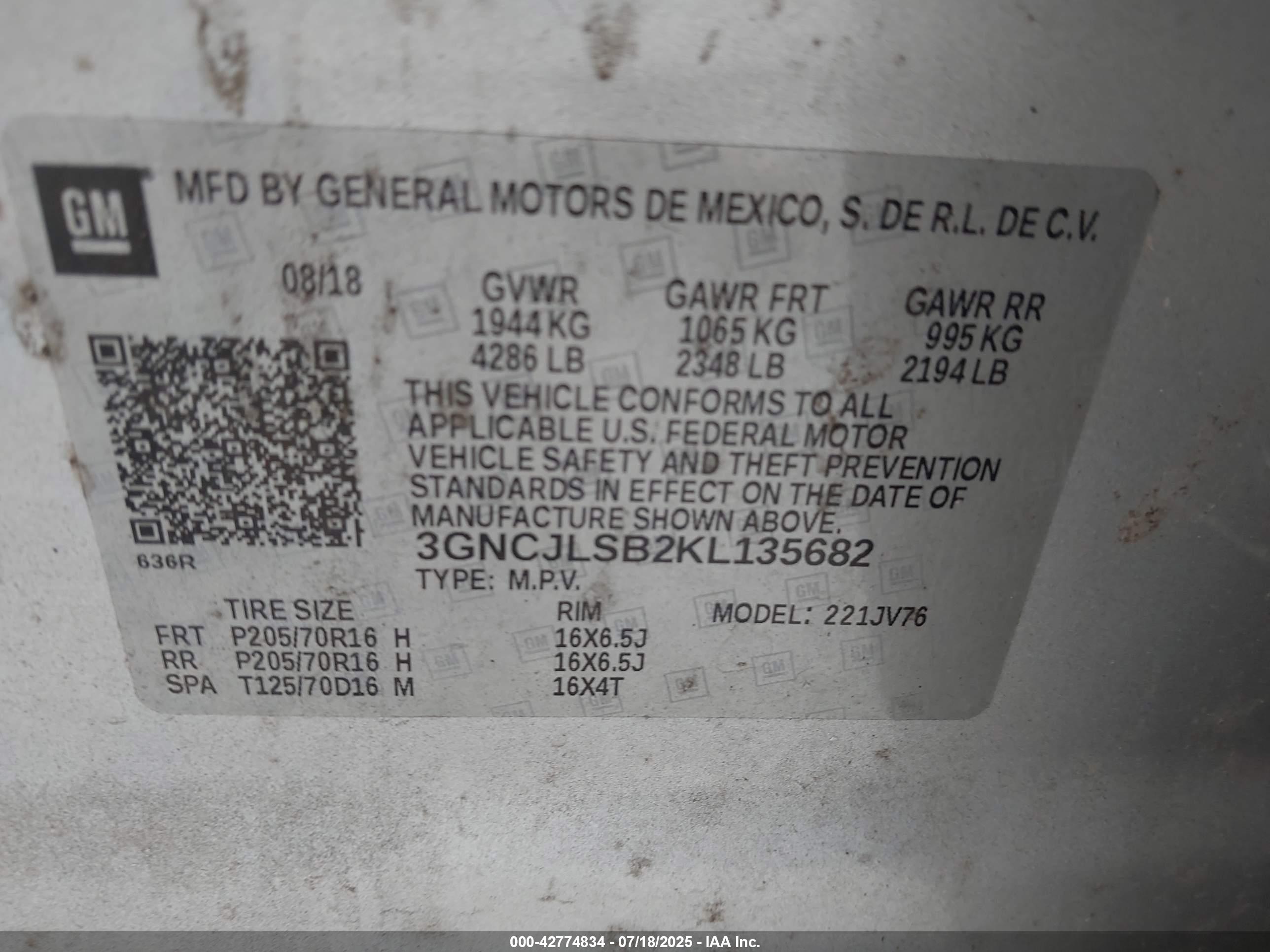 CHEVROLET TRAX image 9
