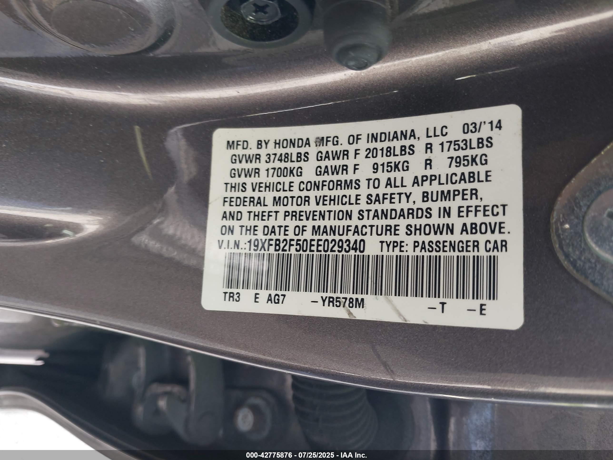 HONDA CIVIC image 9