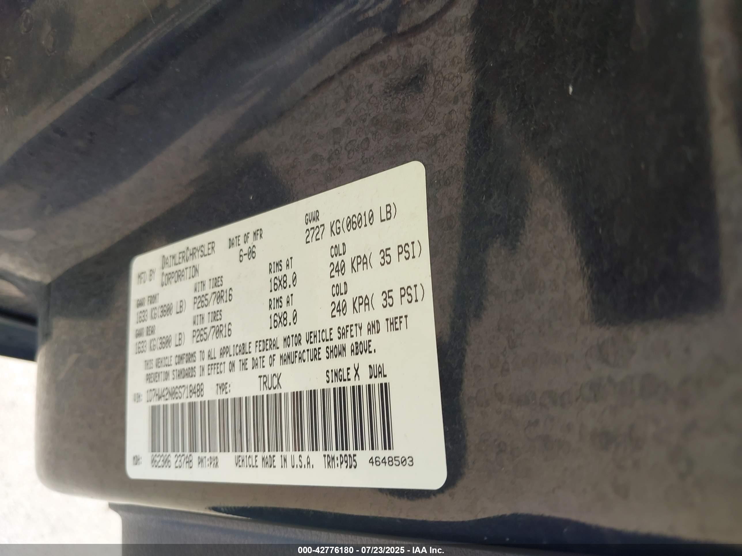 DODGE DAKOTA image 9