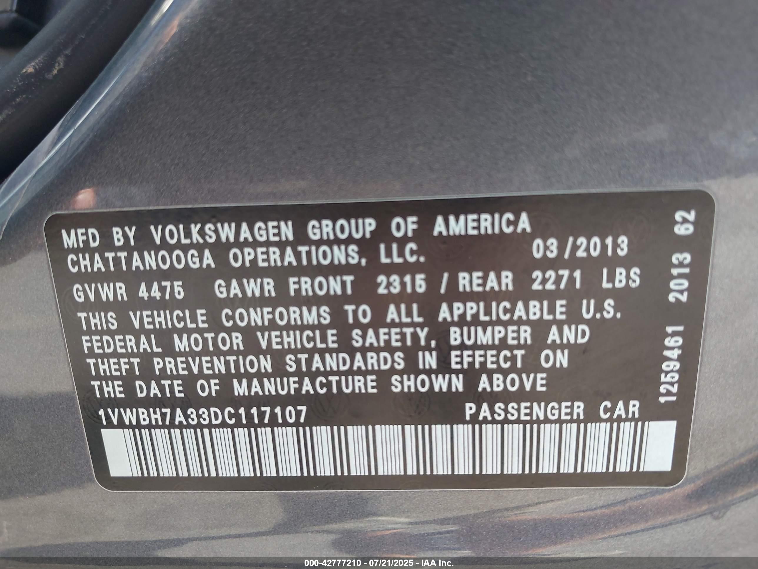 VOLKSWAGEN PASSAT image 9