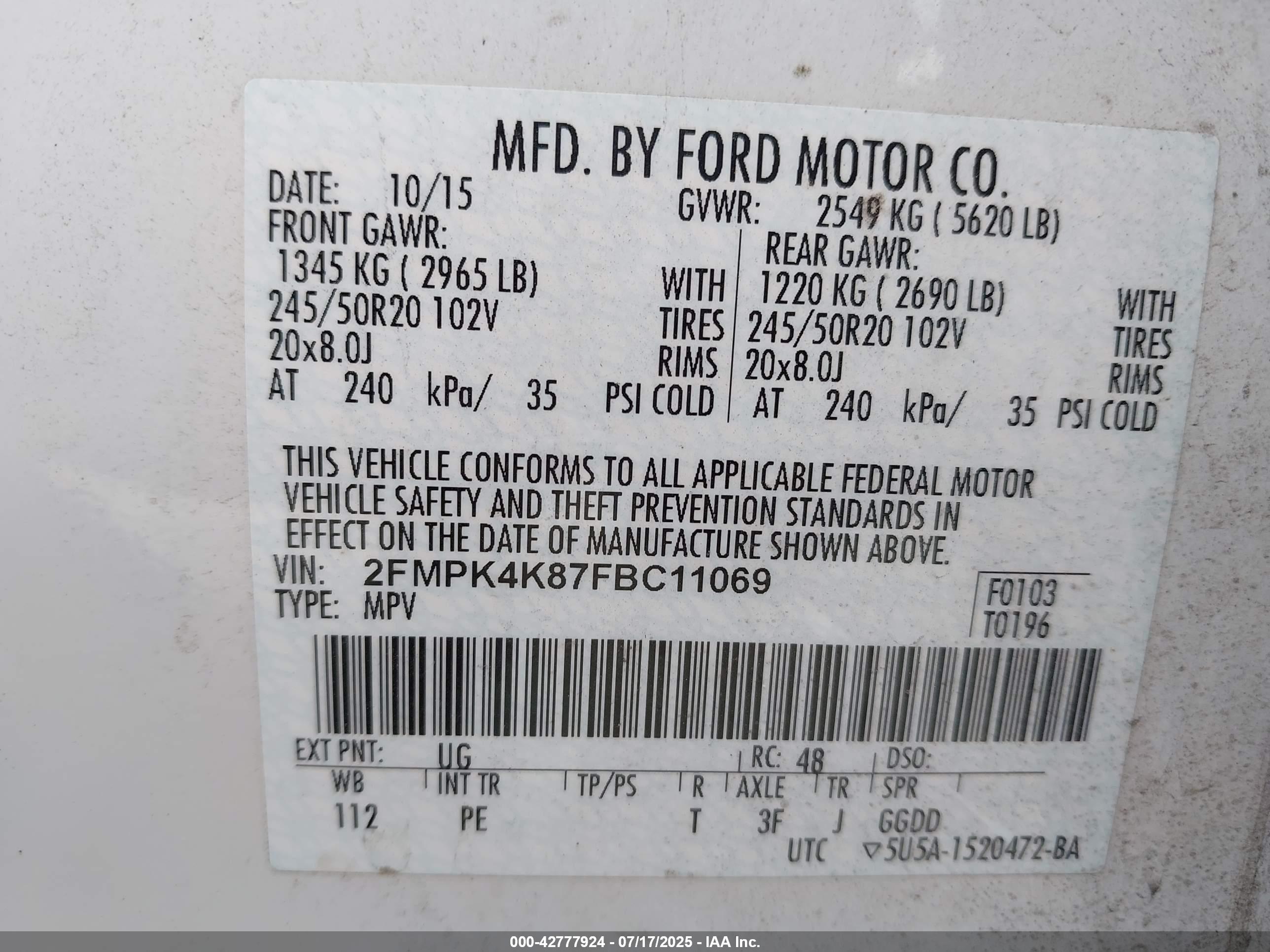 FORD EDGE image 9