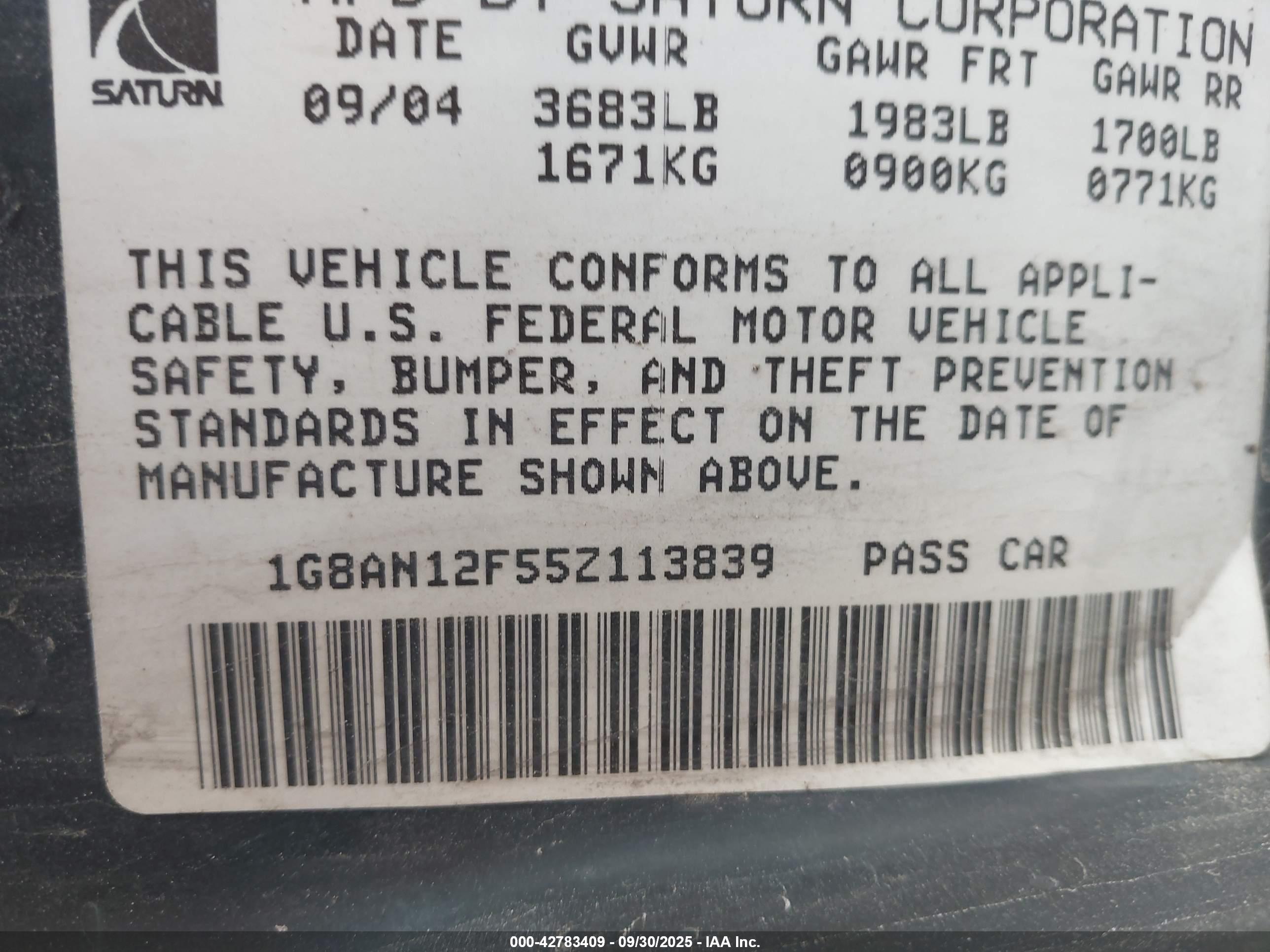 SATURN ION image 9