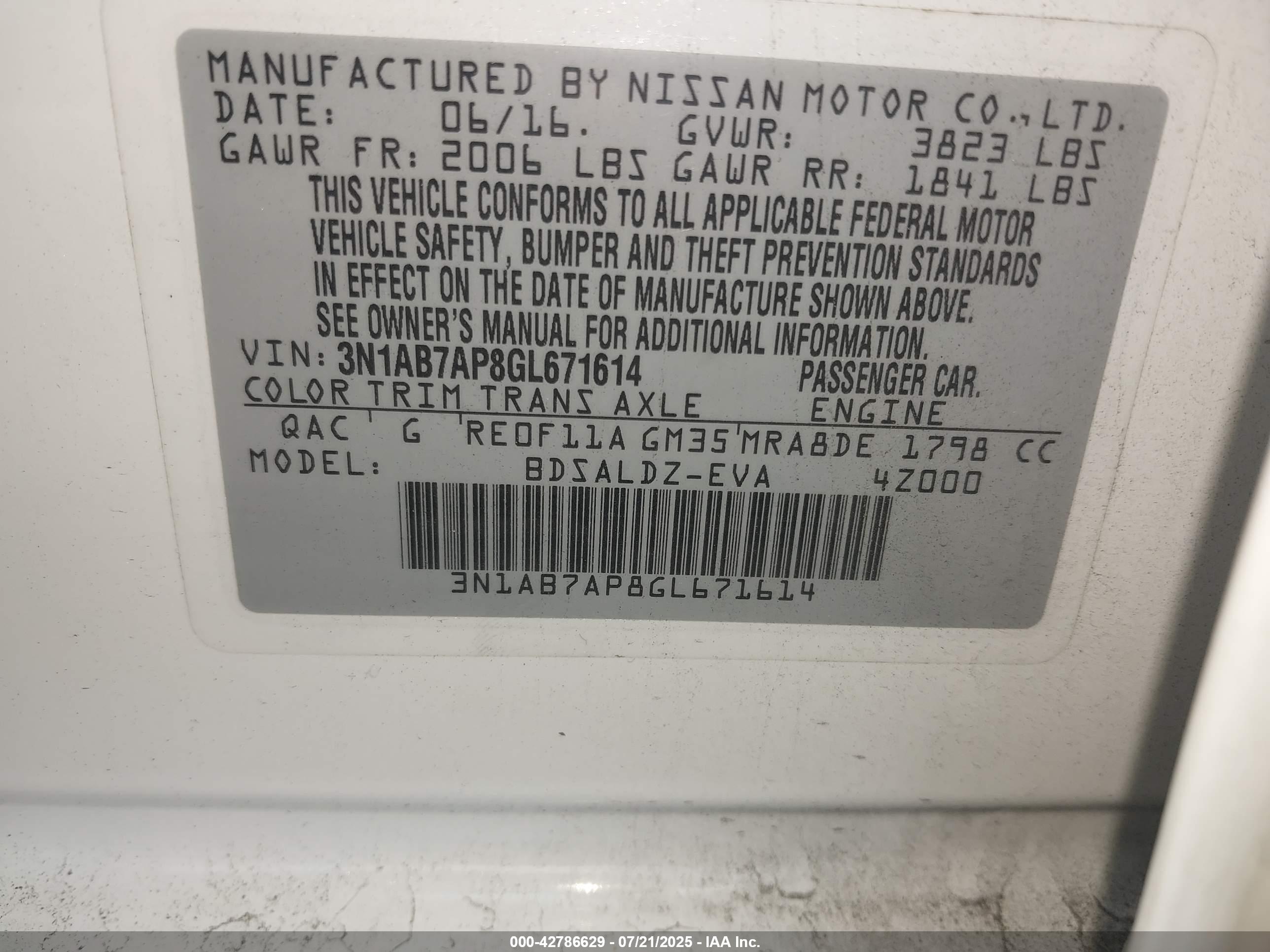 NISSAN SENTRA image 9