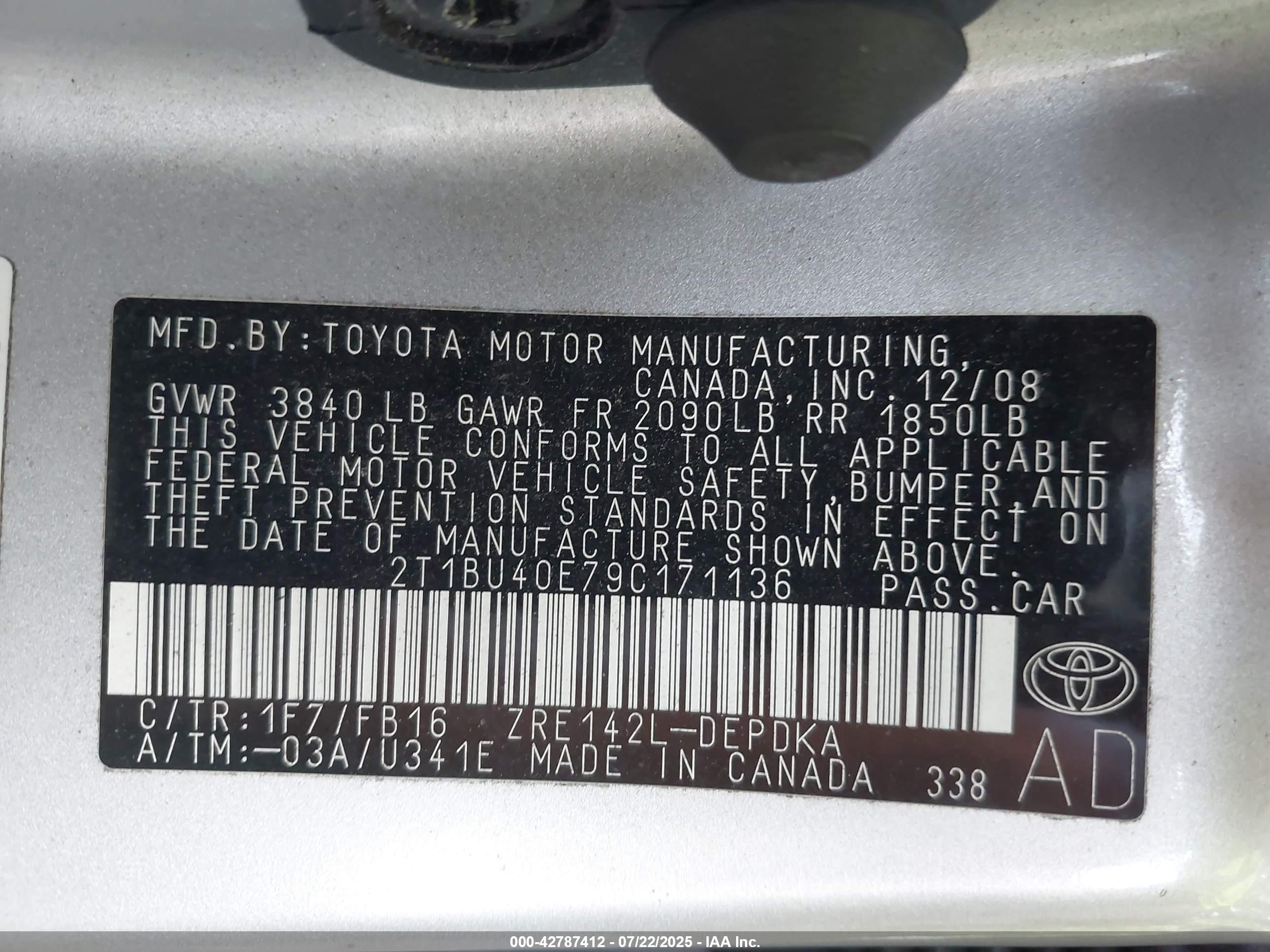TOYOTA COROLLA image 9