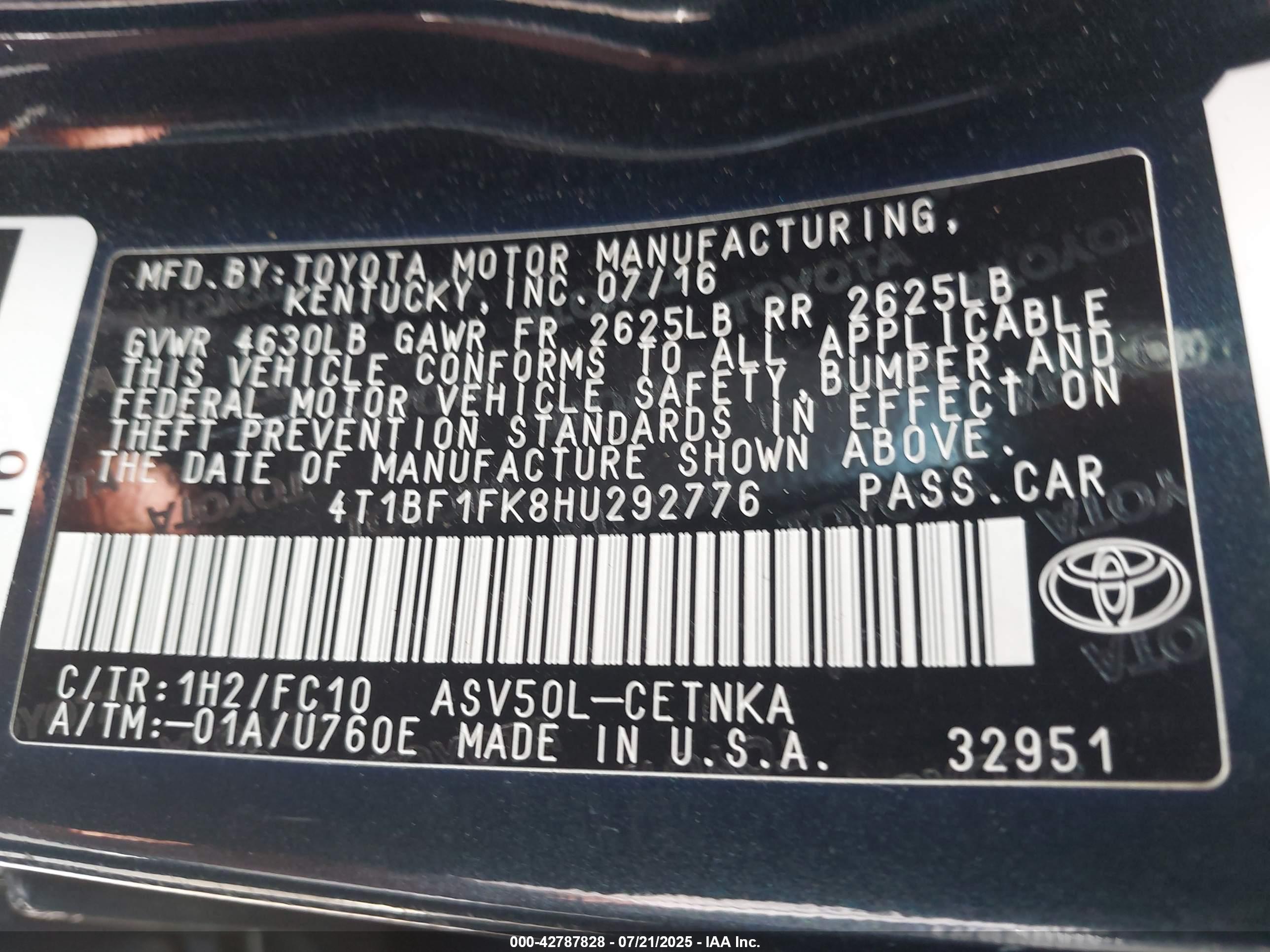 TOYOTA CAMRY image 9