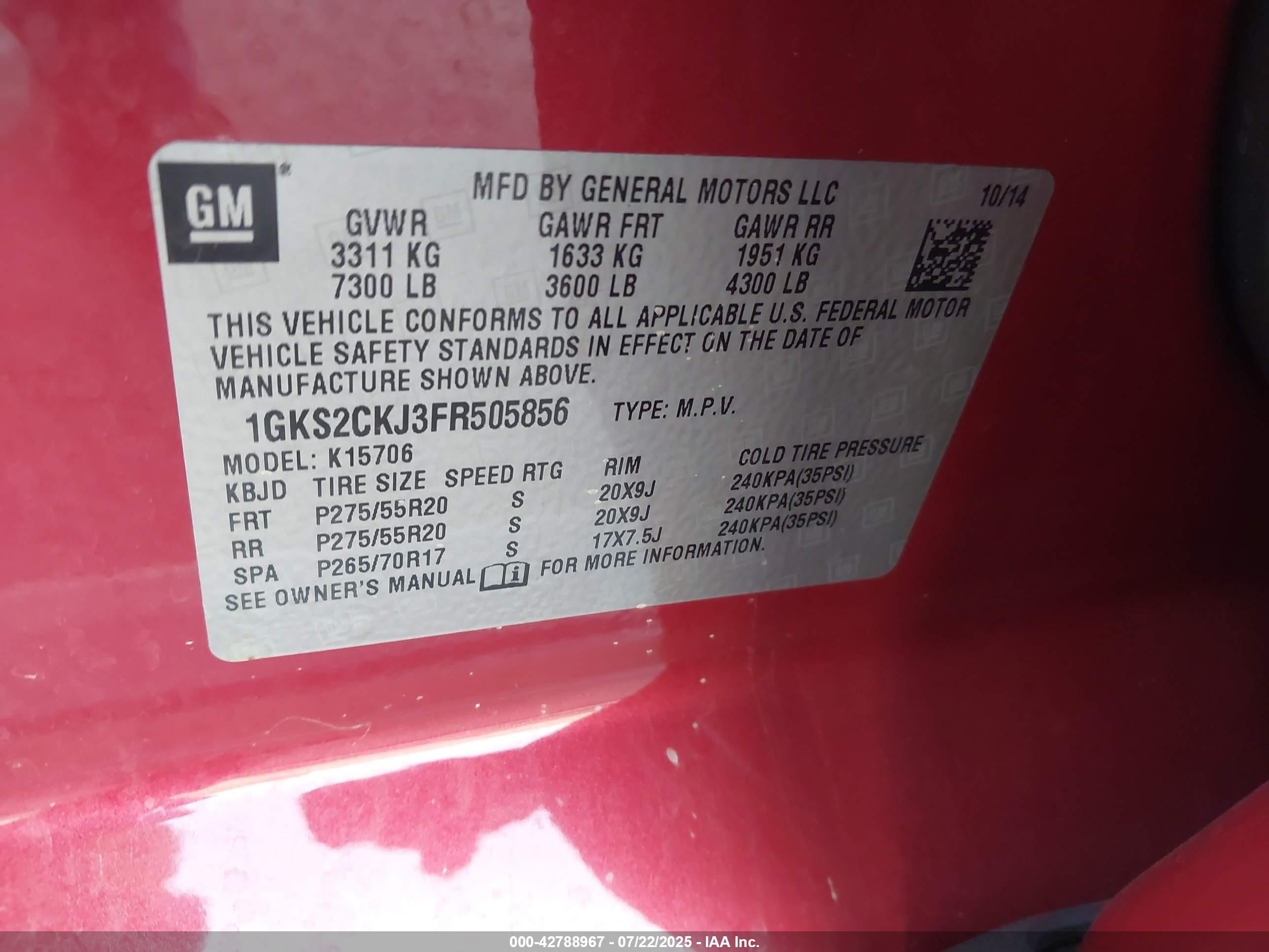 GMC YUKON image 9