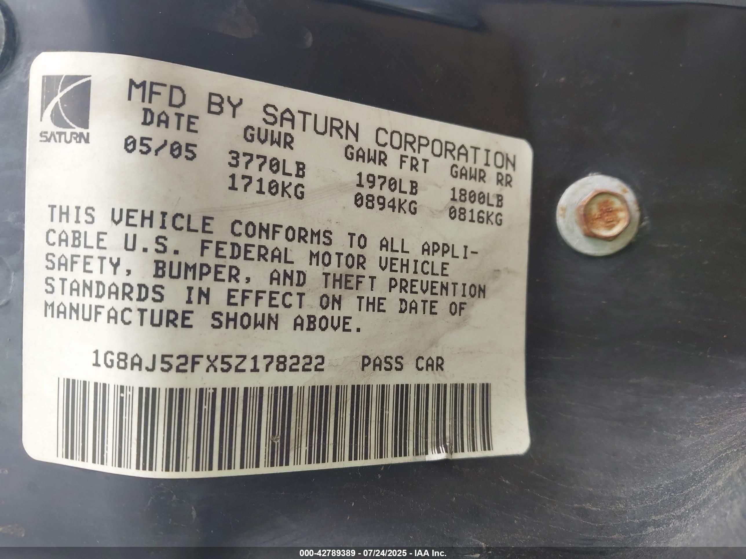 SATURN ION image 9