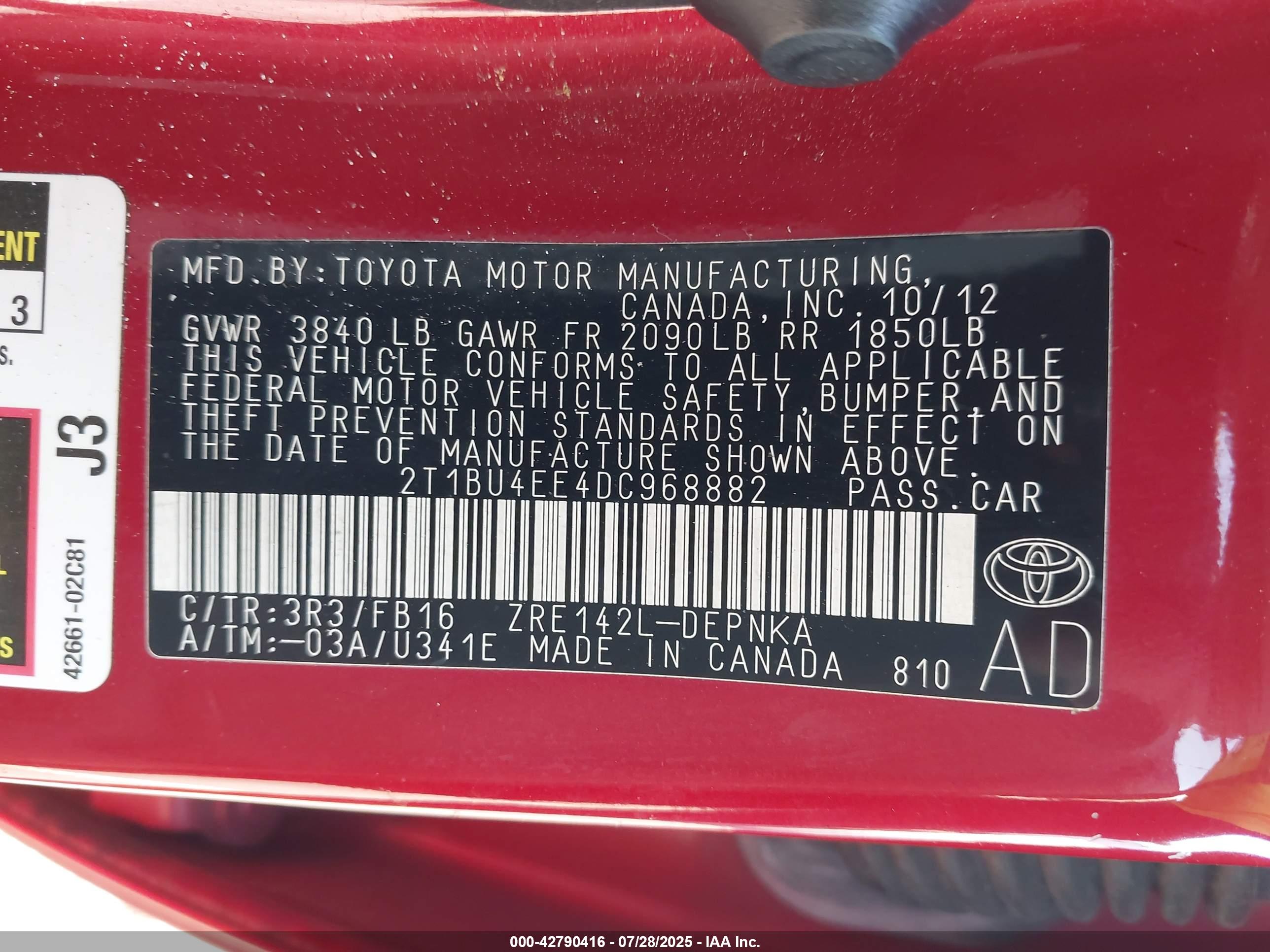 TOYOTA COROLLA image 9