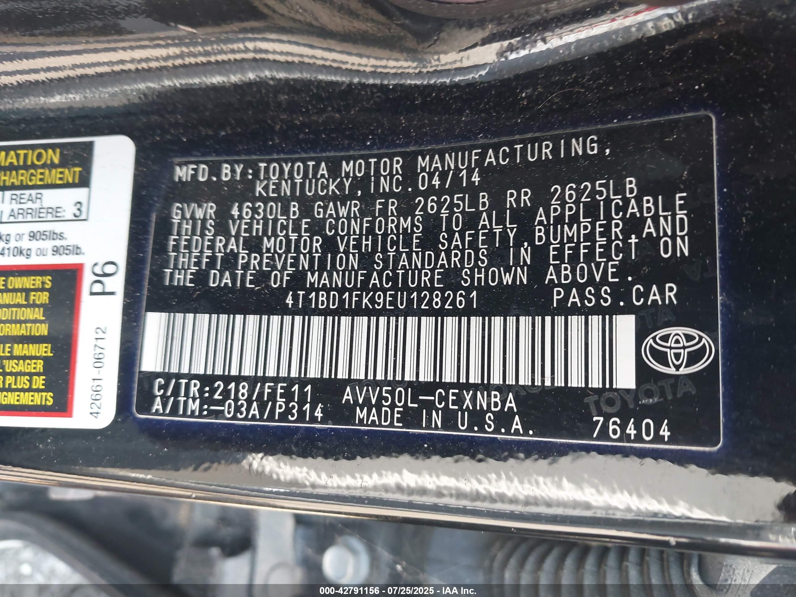 TOYOTA CAMRY image 9