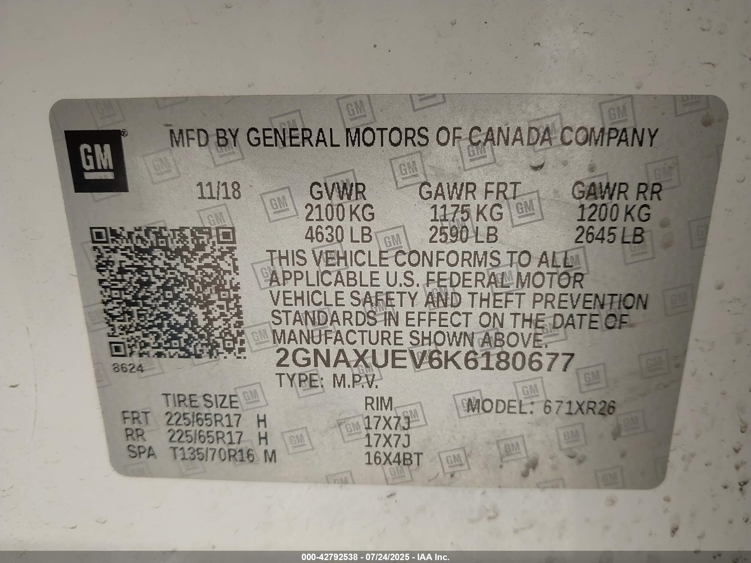 CHEVROLET EQUINOX image 9