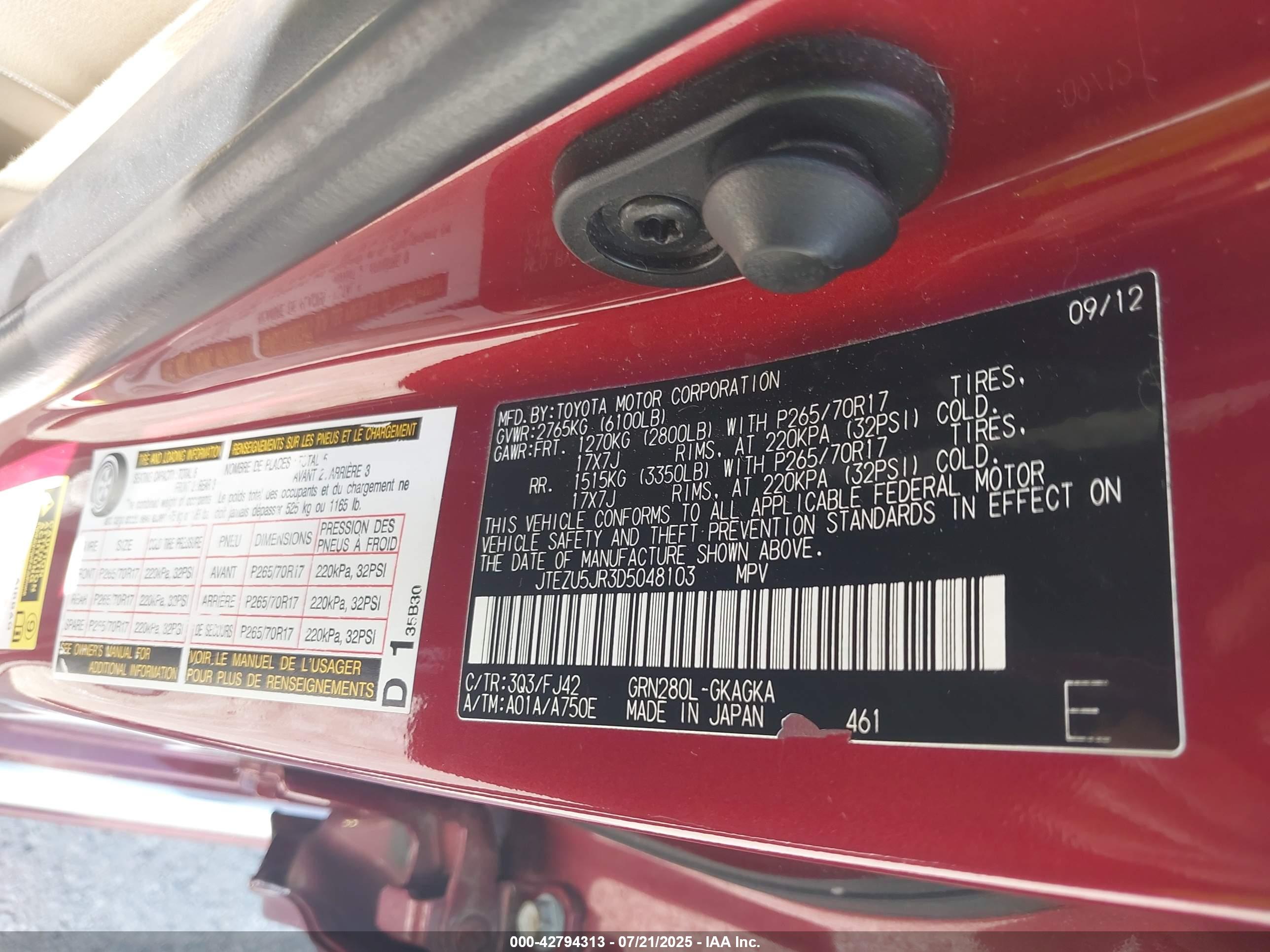 TOYOTA 4RUNNER image 9