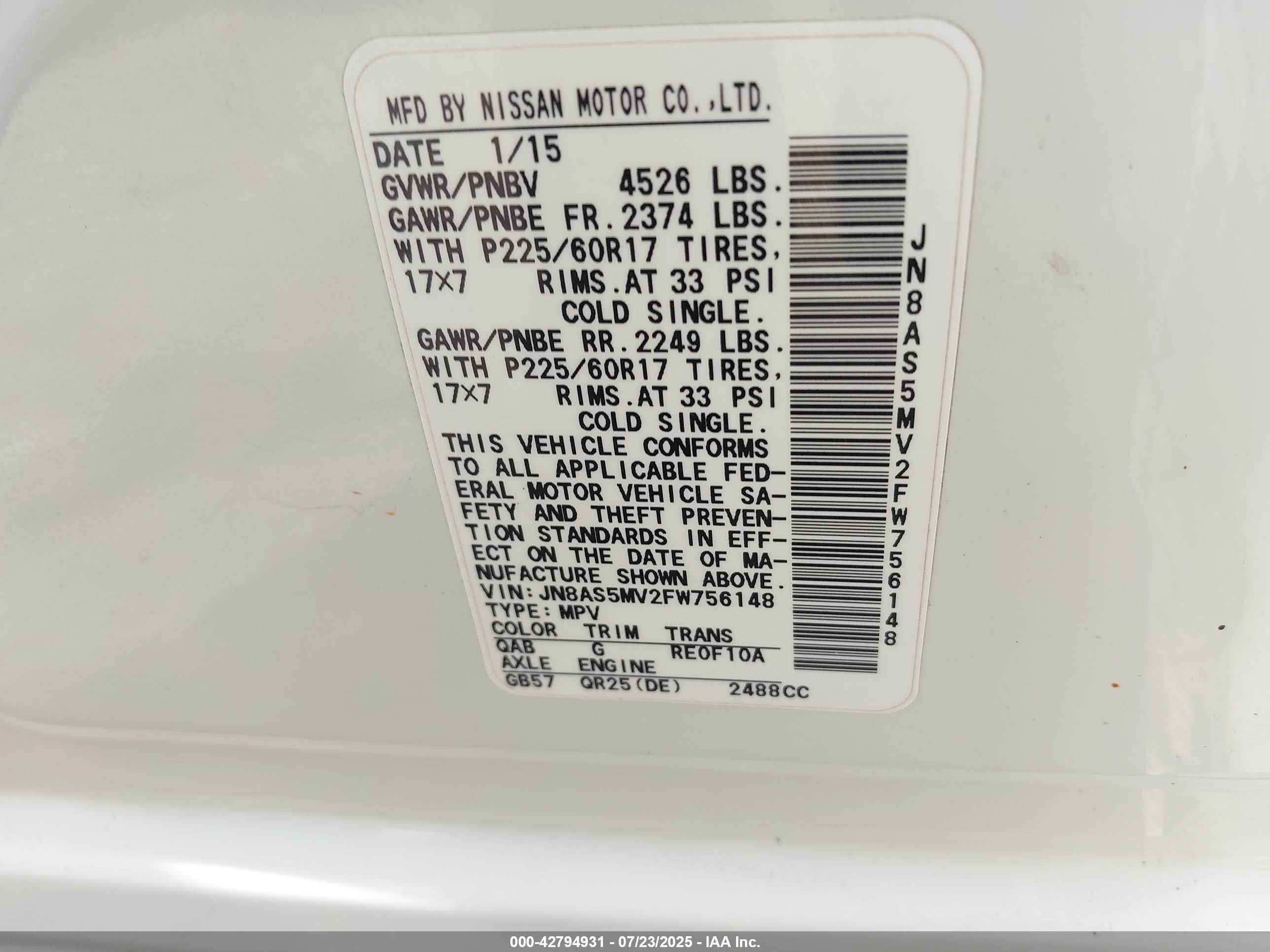 NISSAN ROGUE image 9
