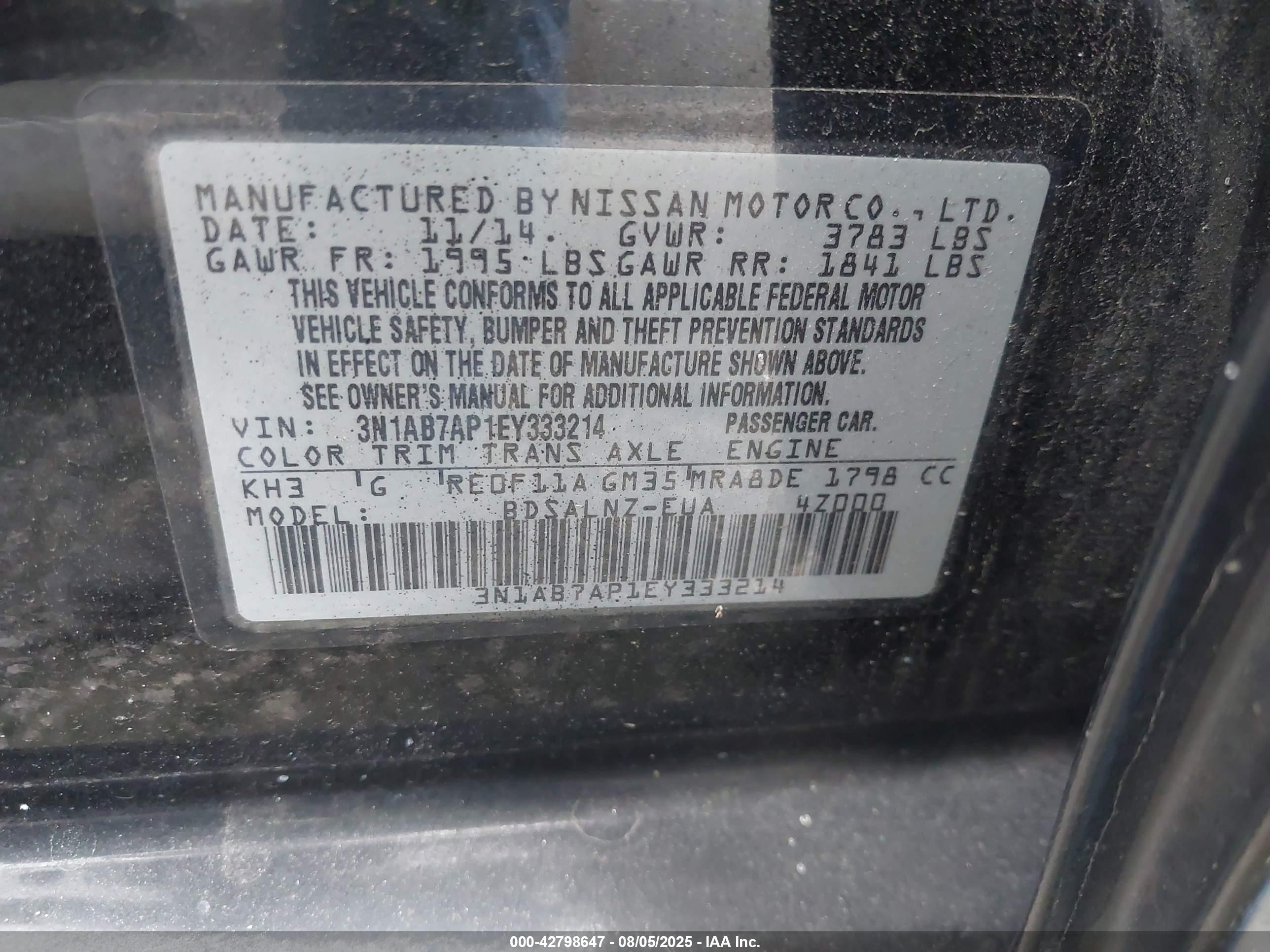 NISSAN SENTRA image 9