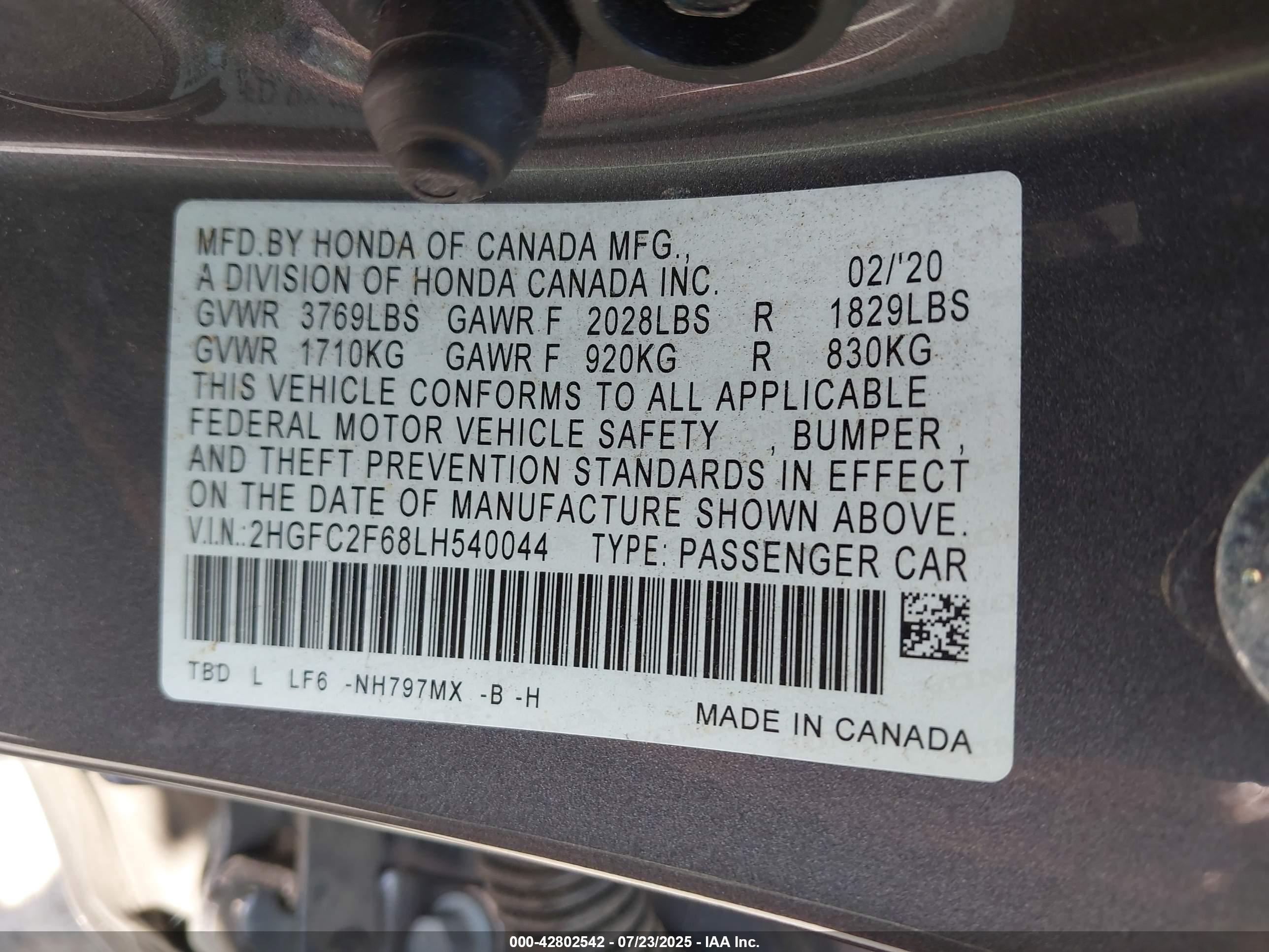 HONDA CIVIC image 9