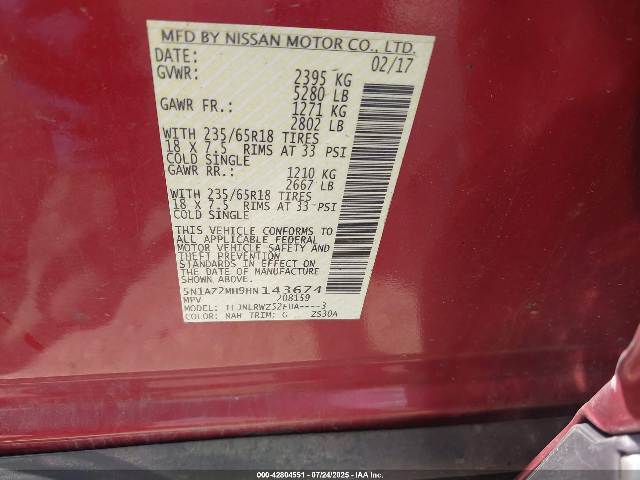 NISSAN MURANO image 9