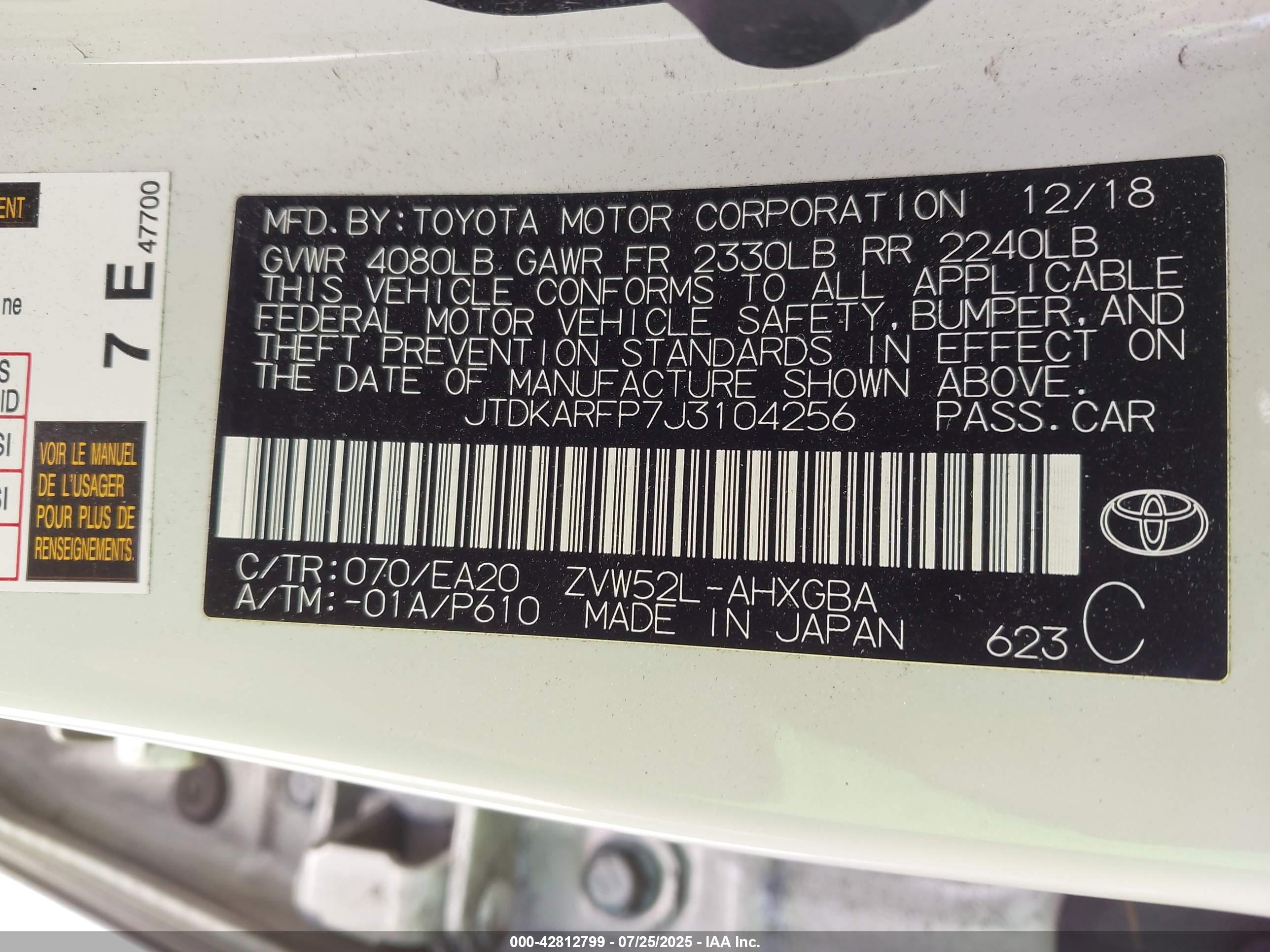 TOYOTA PRIUS image 9