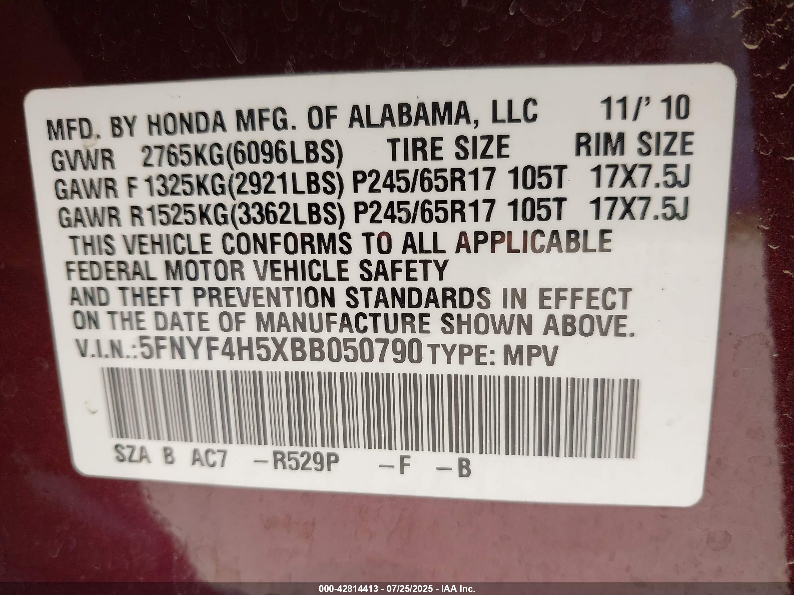 HONDA PILOT image 9