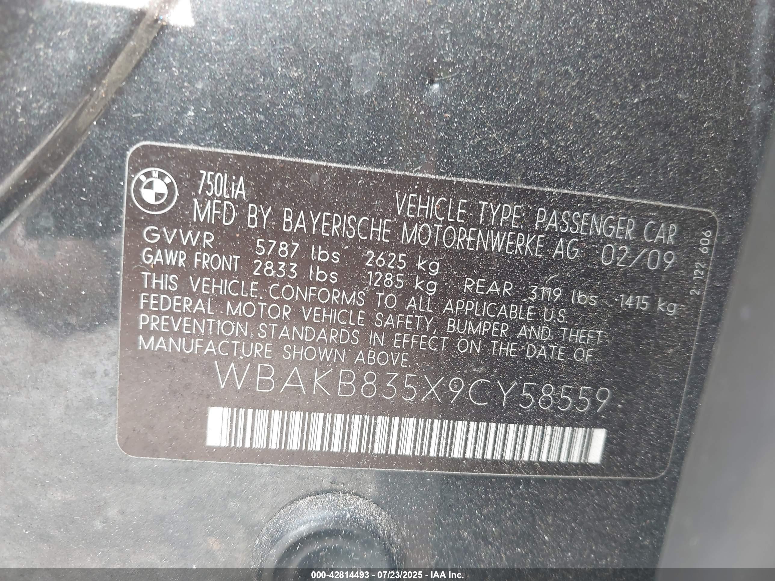 BMW 750LI image 9