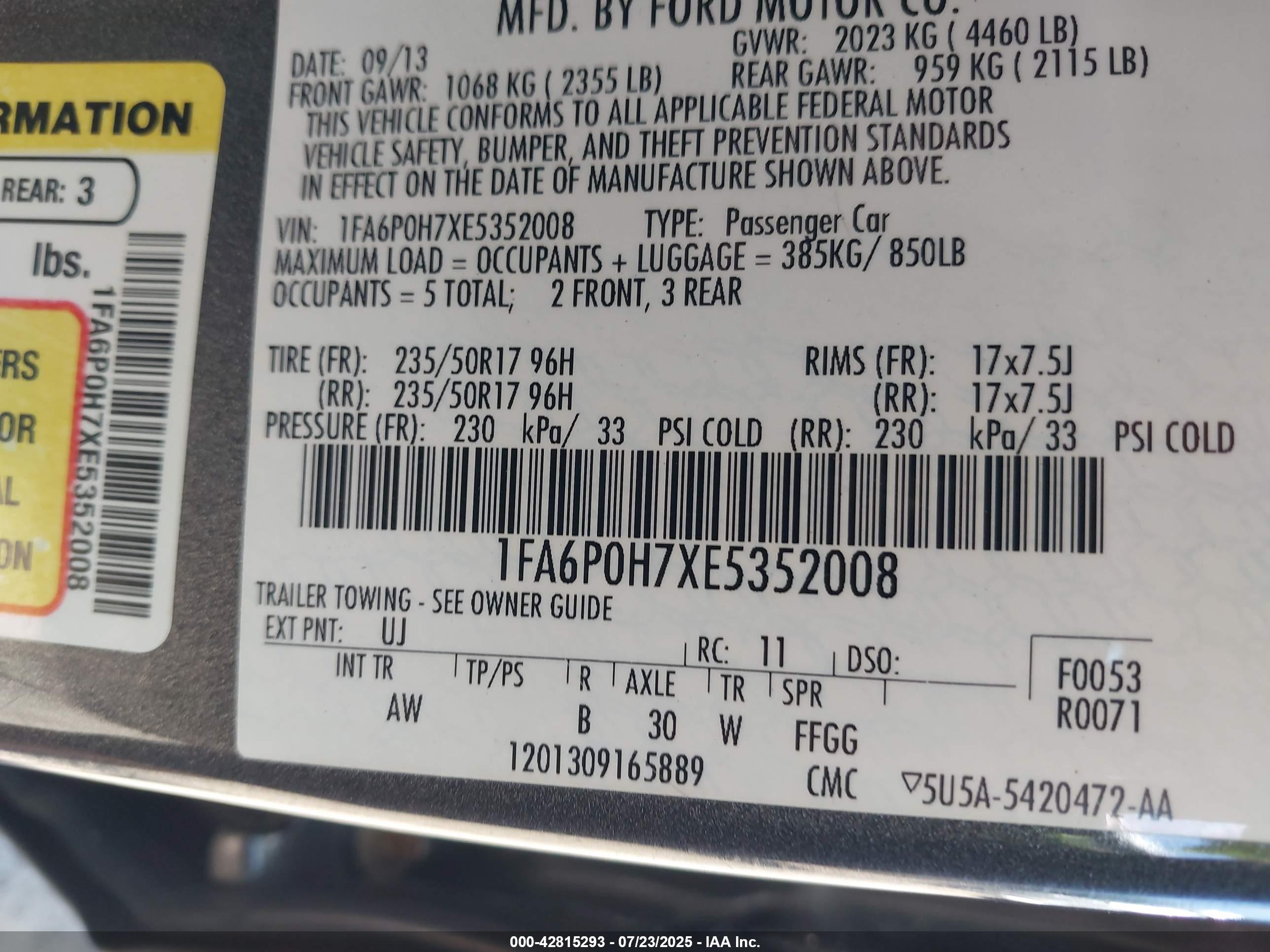 FORD FUSION image 9