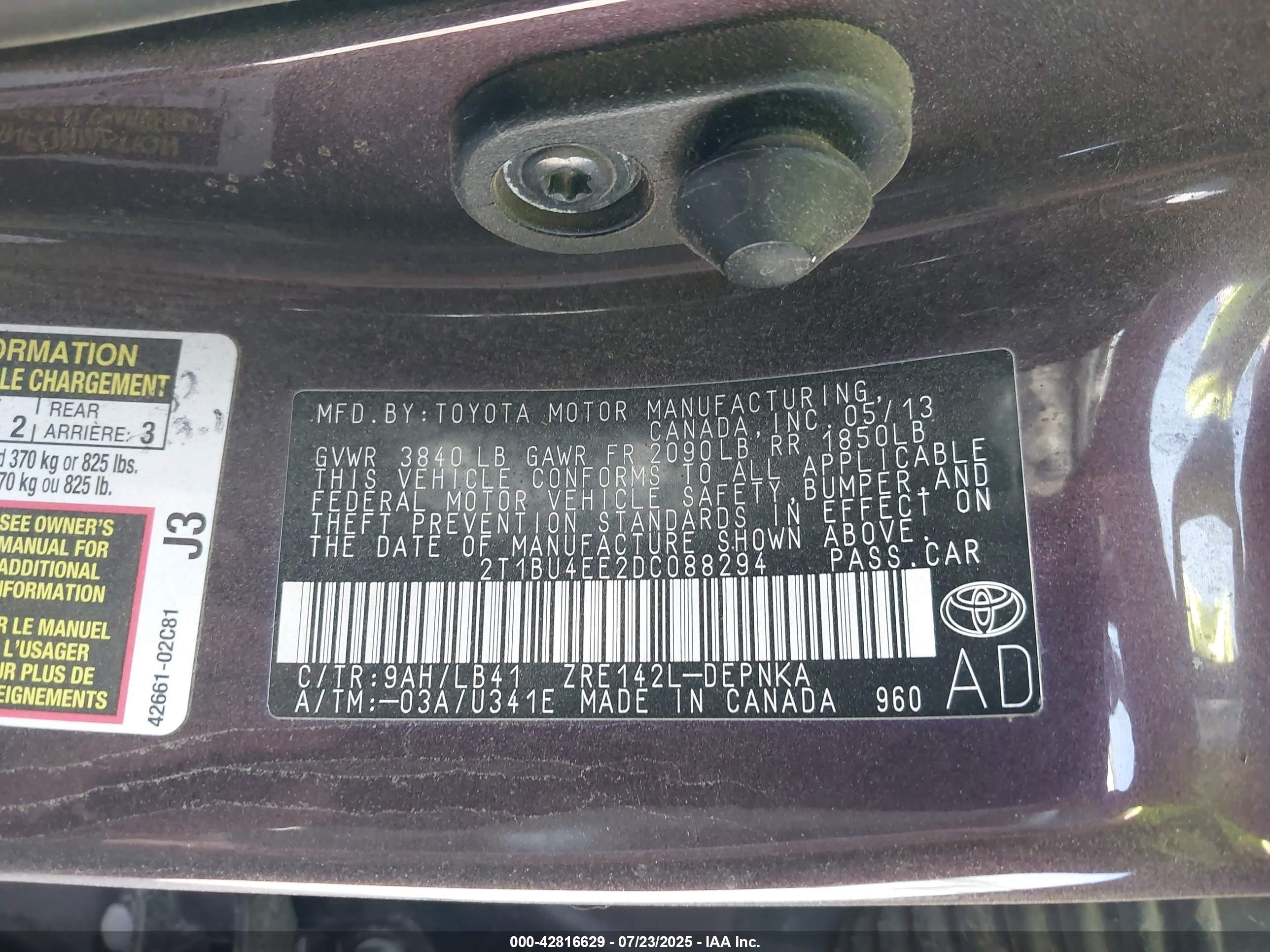 TOYOTA COROLLA image 9