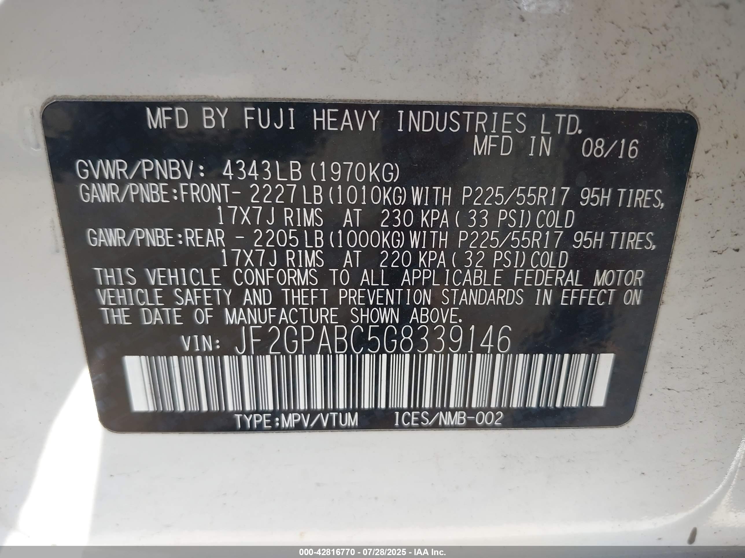 SUBARU CROSSTREK image 9