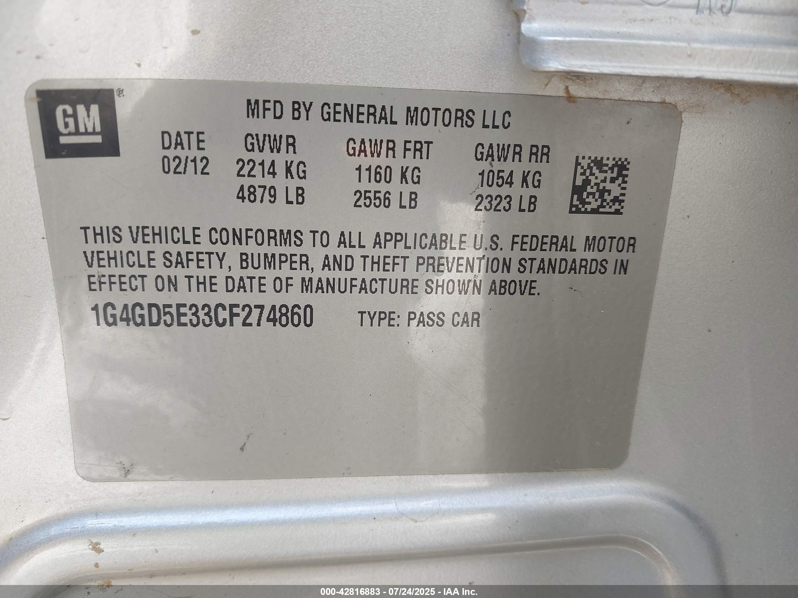 BUICK LACROSSE image 9