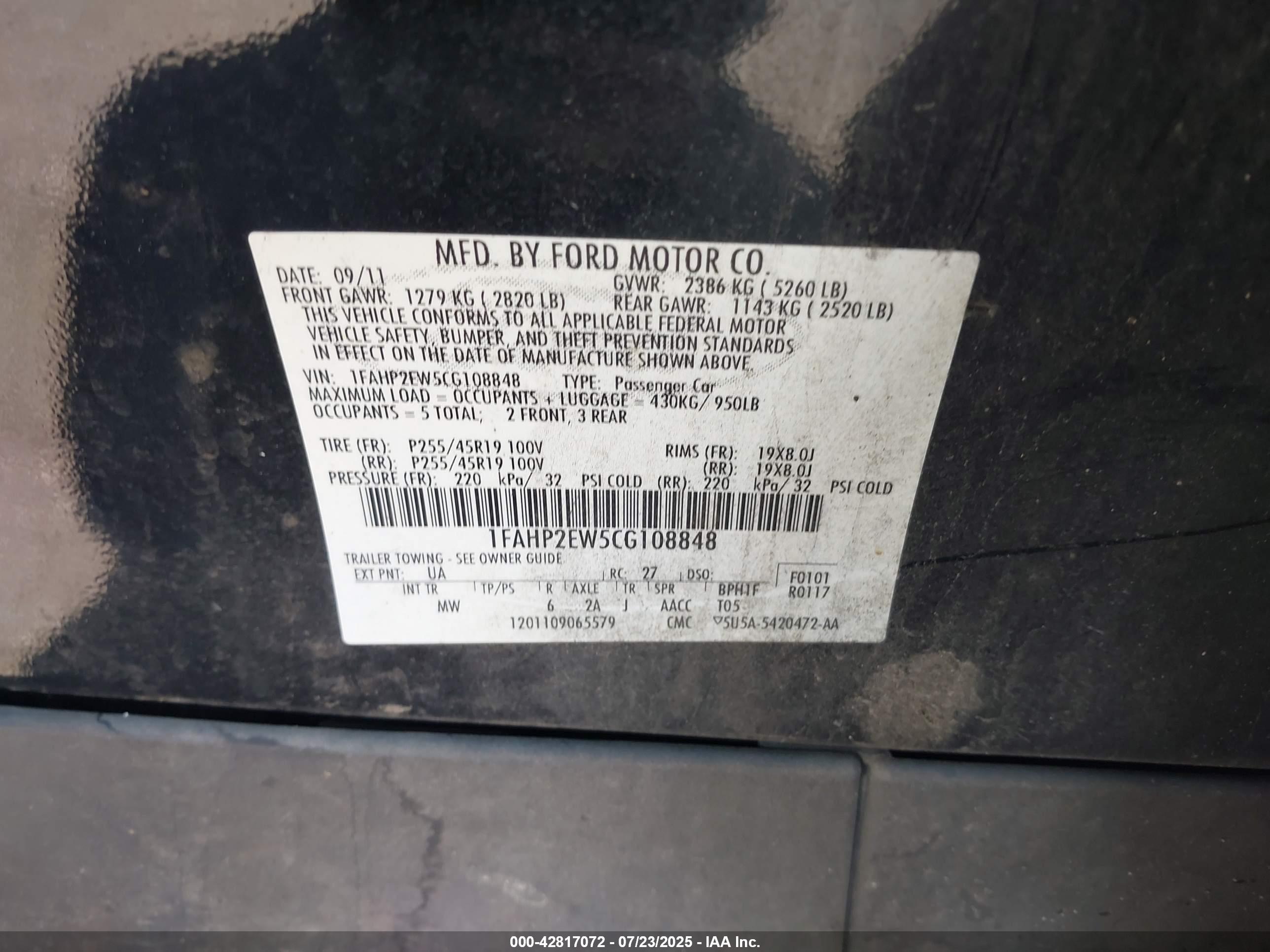 FORD TAURUS image 9