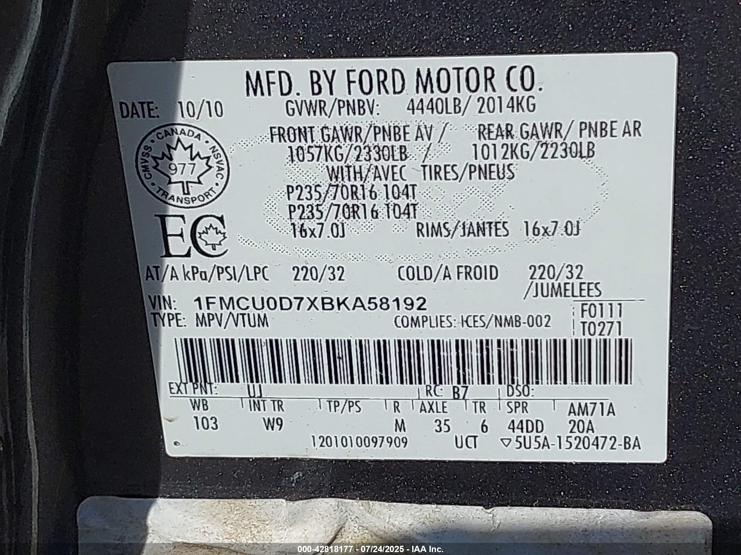 FORD ESCAPE image 9