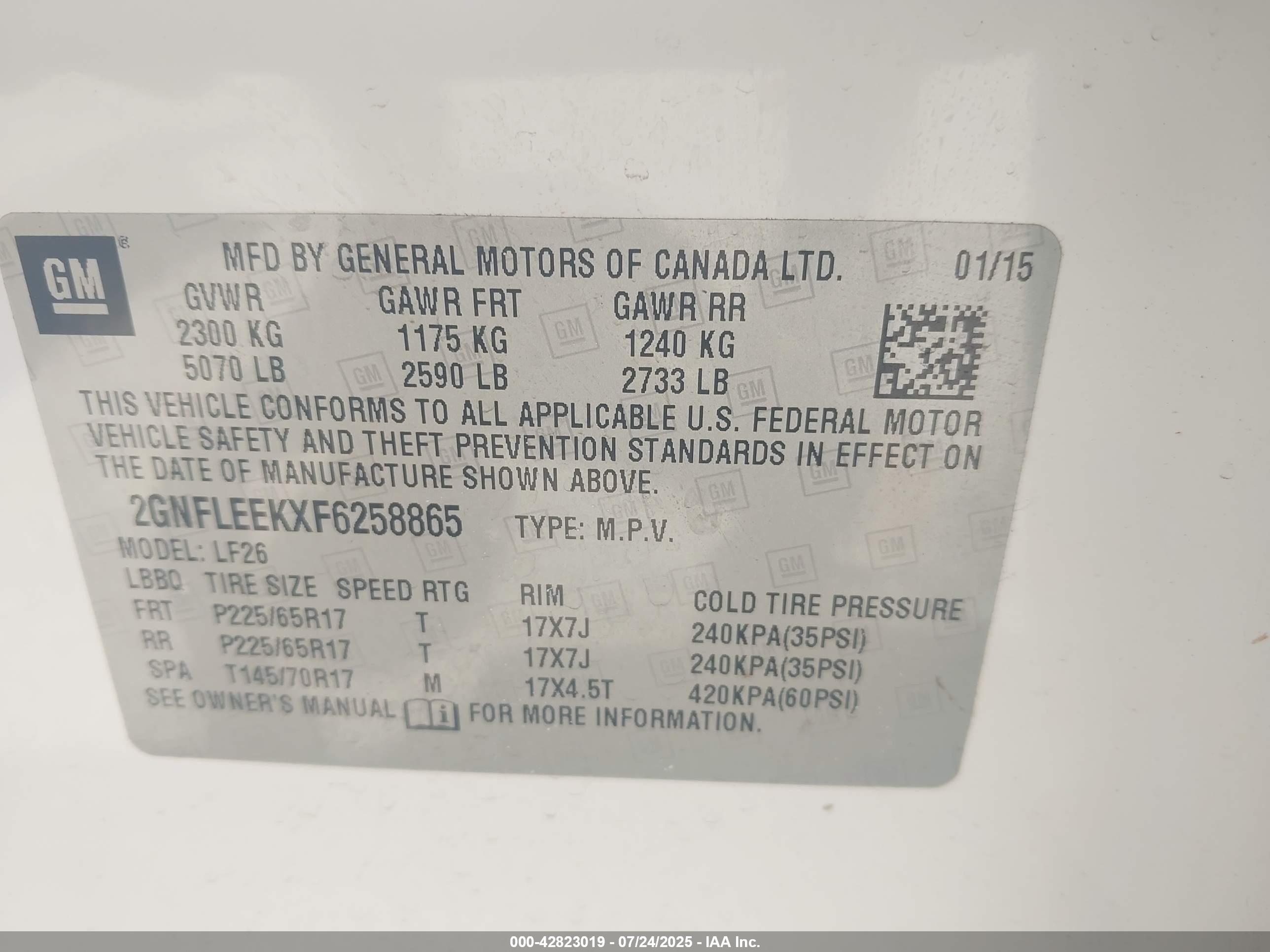 CHEVROLET EQUINOX image 9